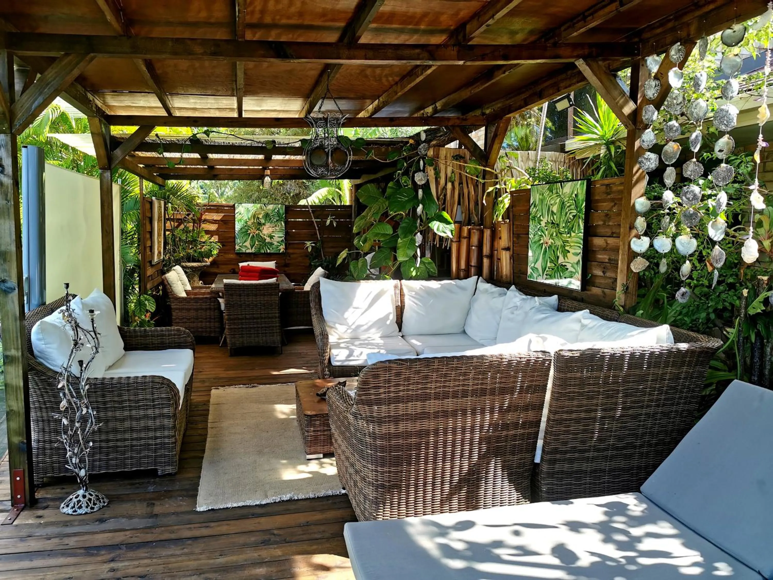 Patio in Hôtel Fenua Mata'i'oa
