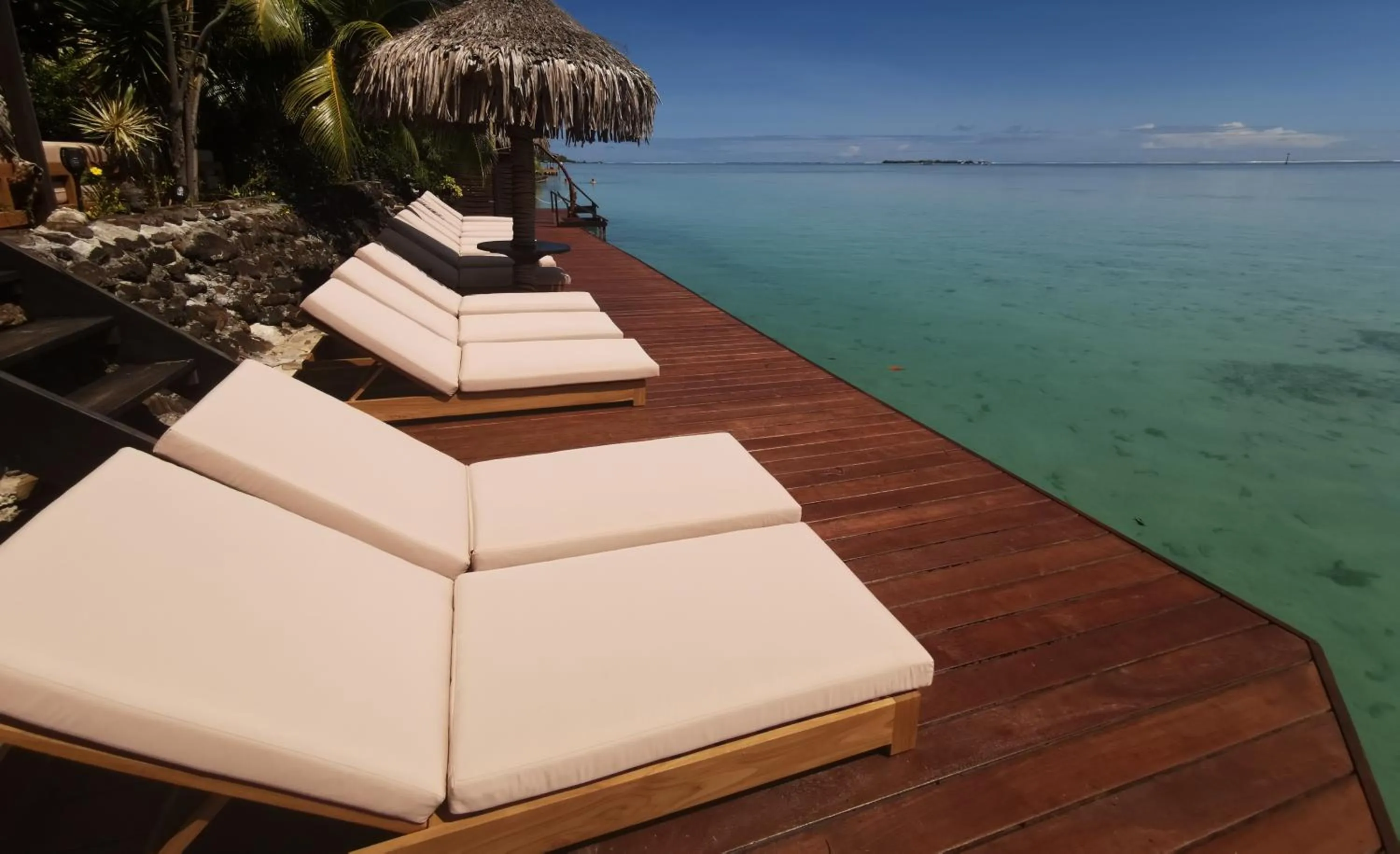 Solarium in Hôtel Fenua Mata'i'oa