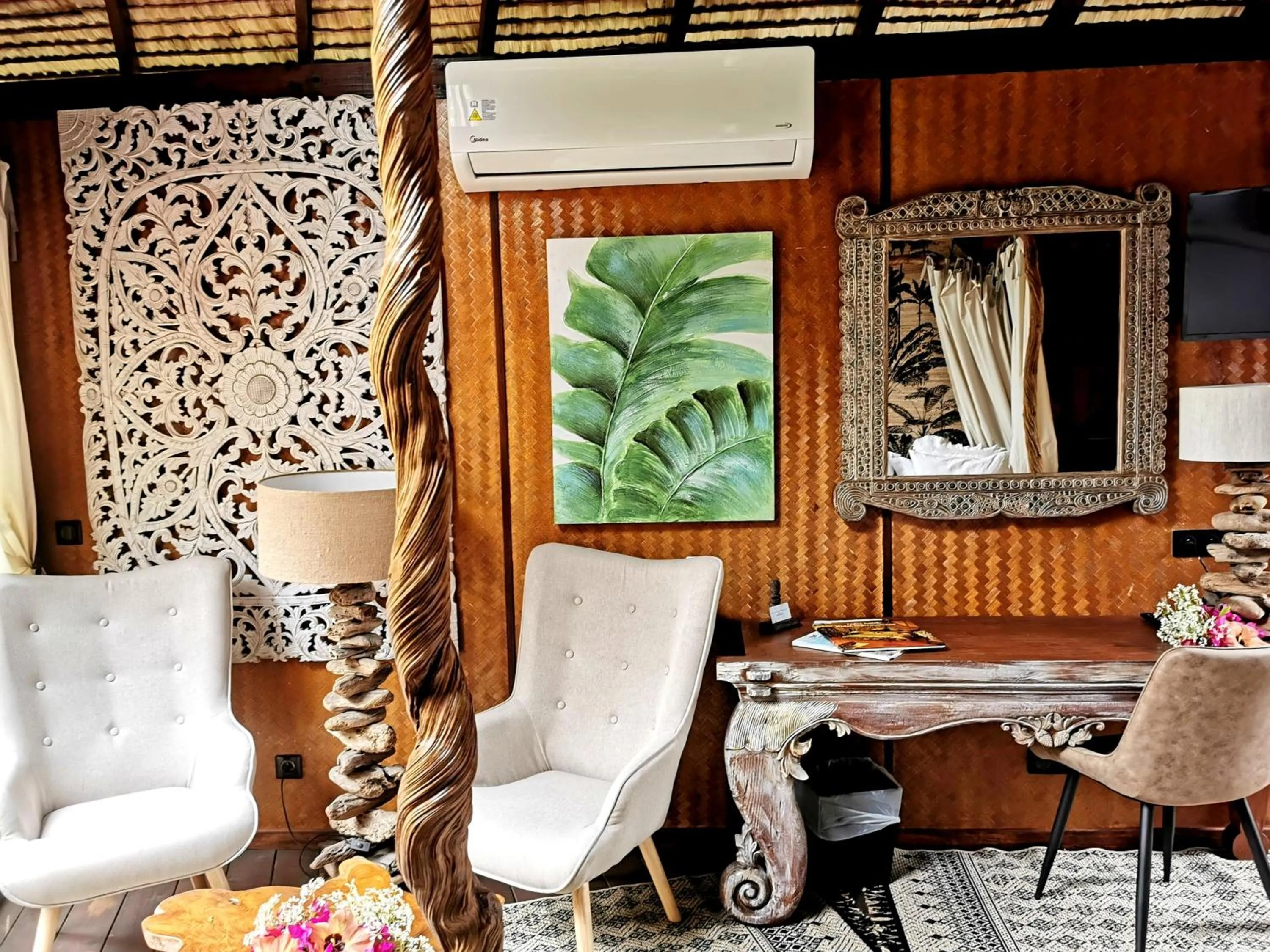 Living room in Hôtel Fenua Mata'i'oa