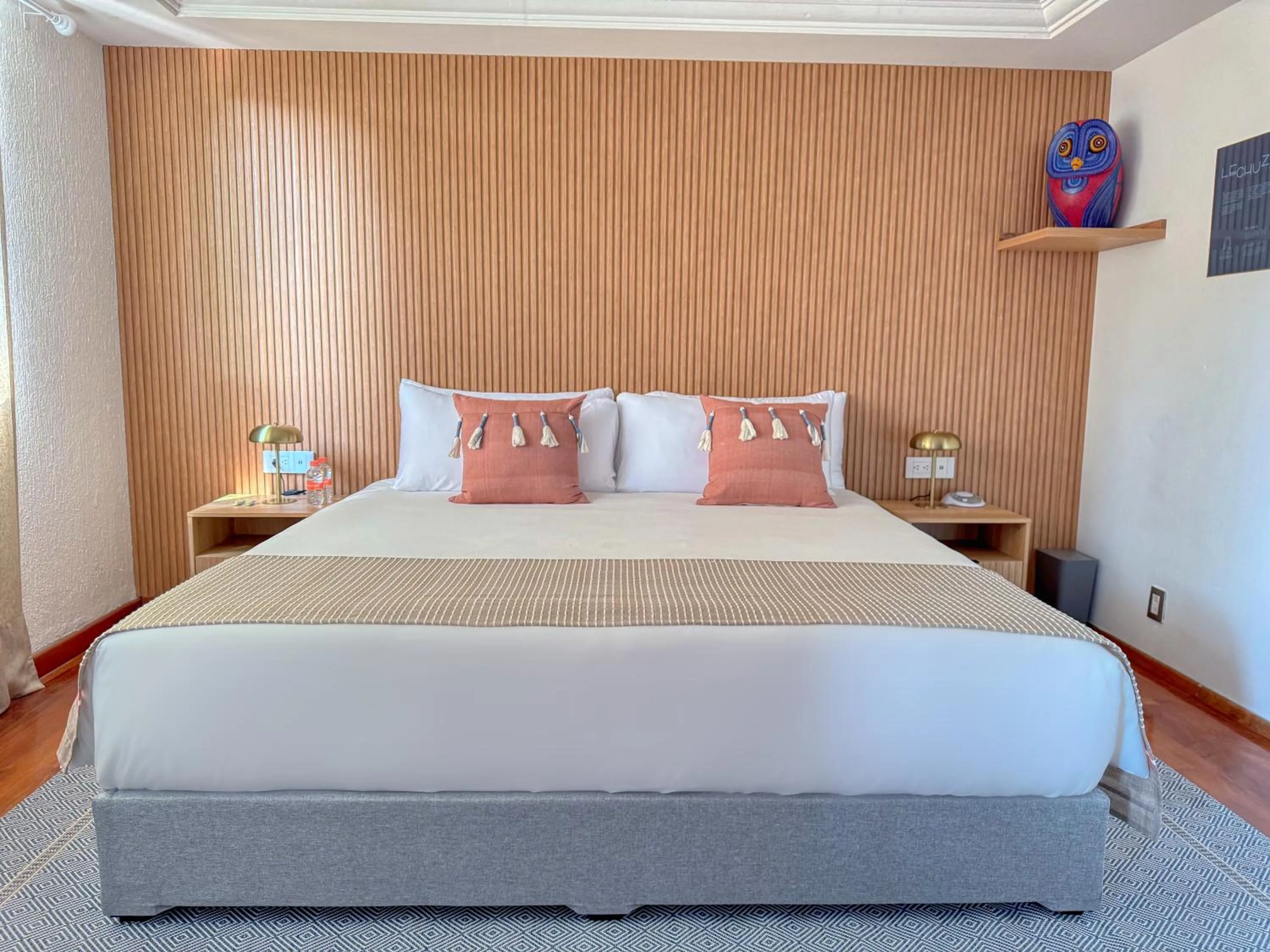 Bed in Hotel Boutique Casa Alebrije