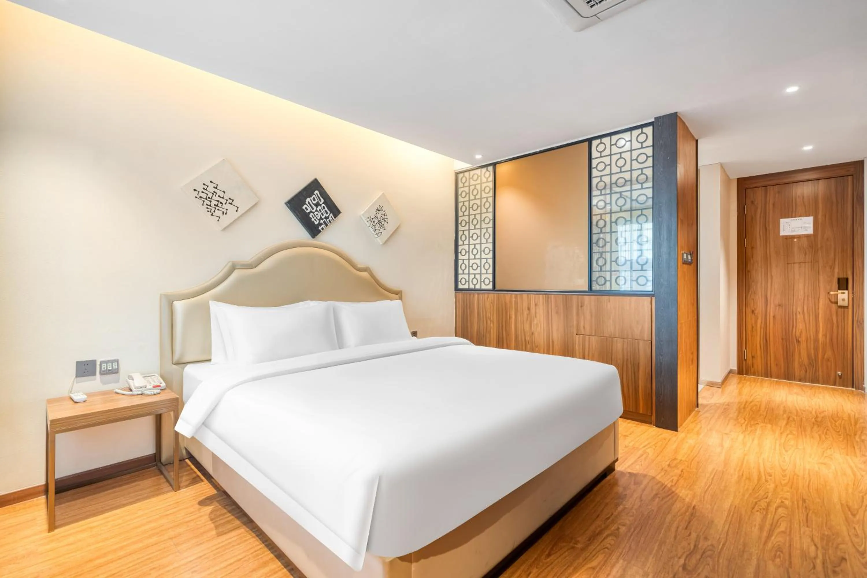 Bed in Dayhello Hotel Shenzhen Shekou