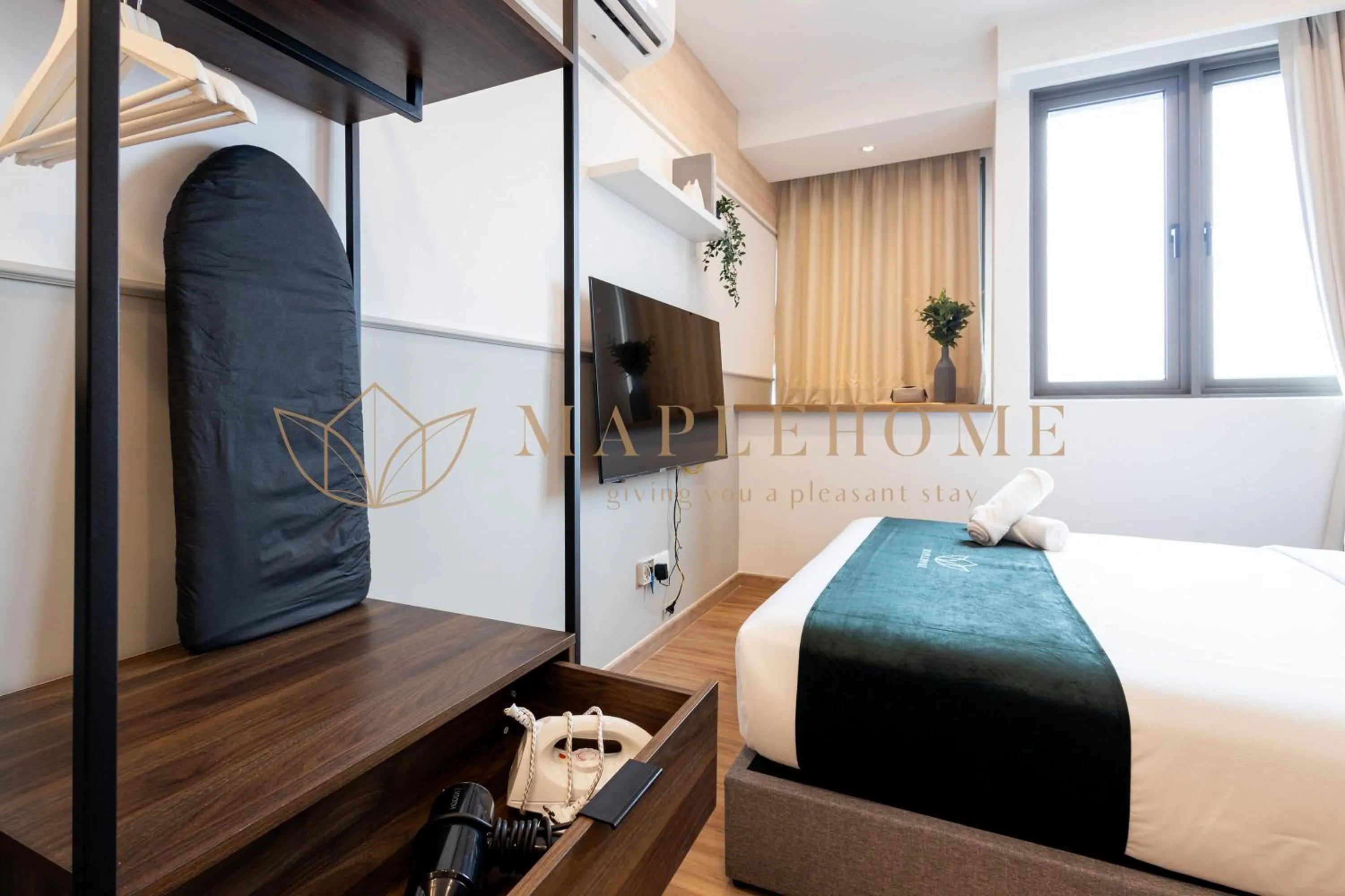 Bed in Riveria Premier Suites Kuala Lumpur