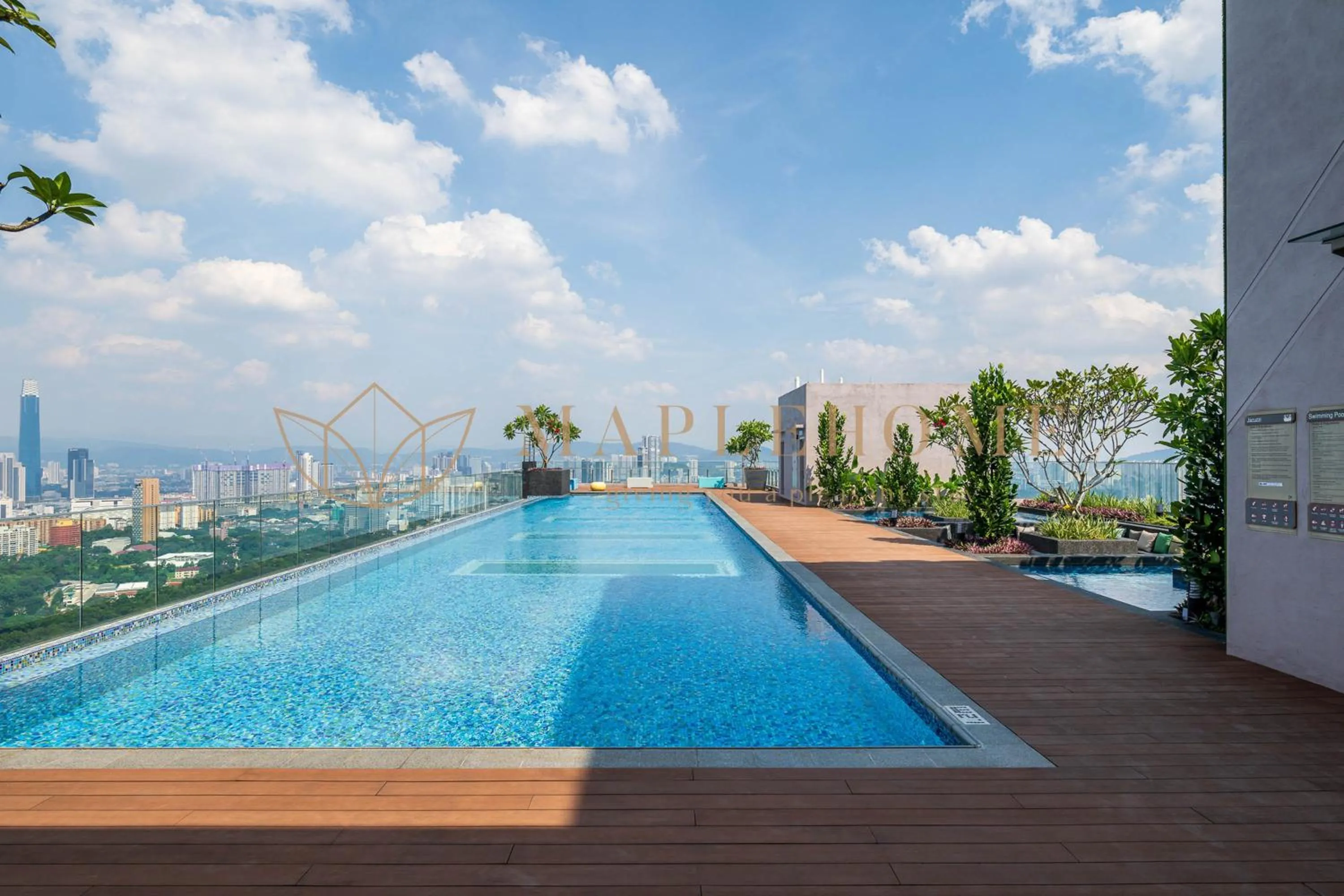 Swimming pool in Riveria Premier Suites Kuala Lumpur