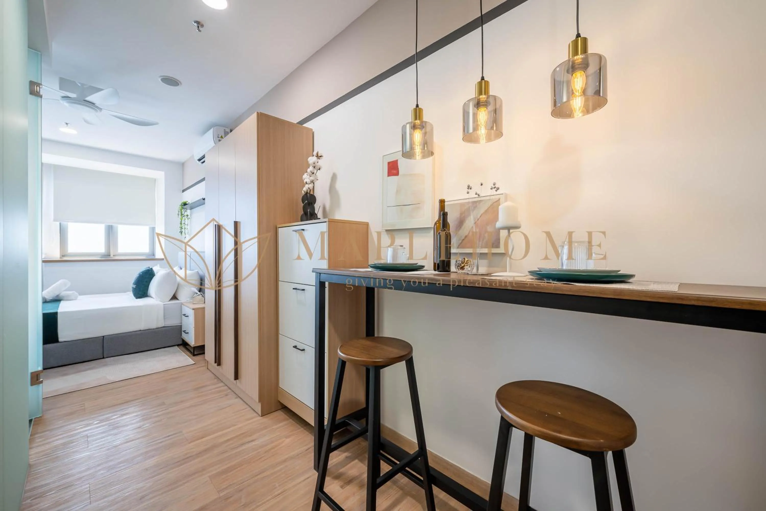 Photo of the whole room, Bed in Riveria Premier Suites Kuala Lumpur