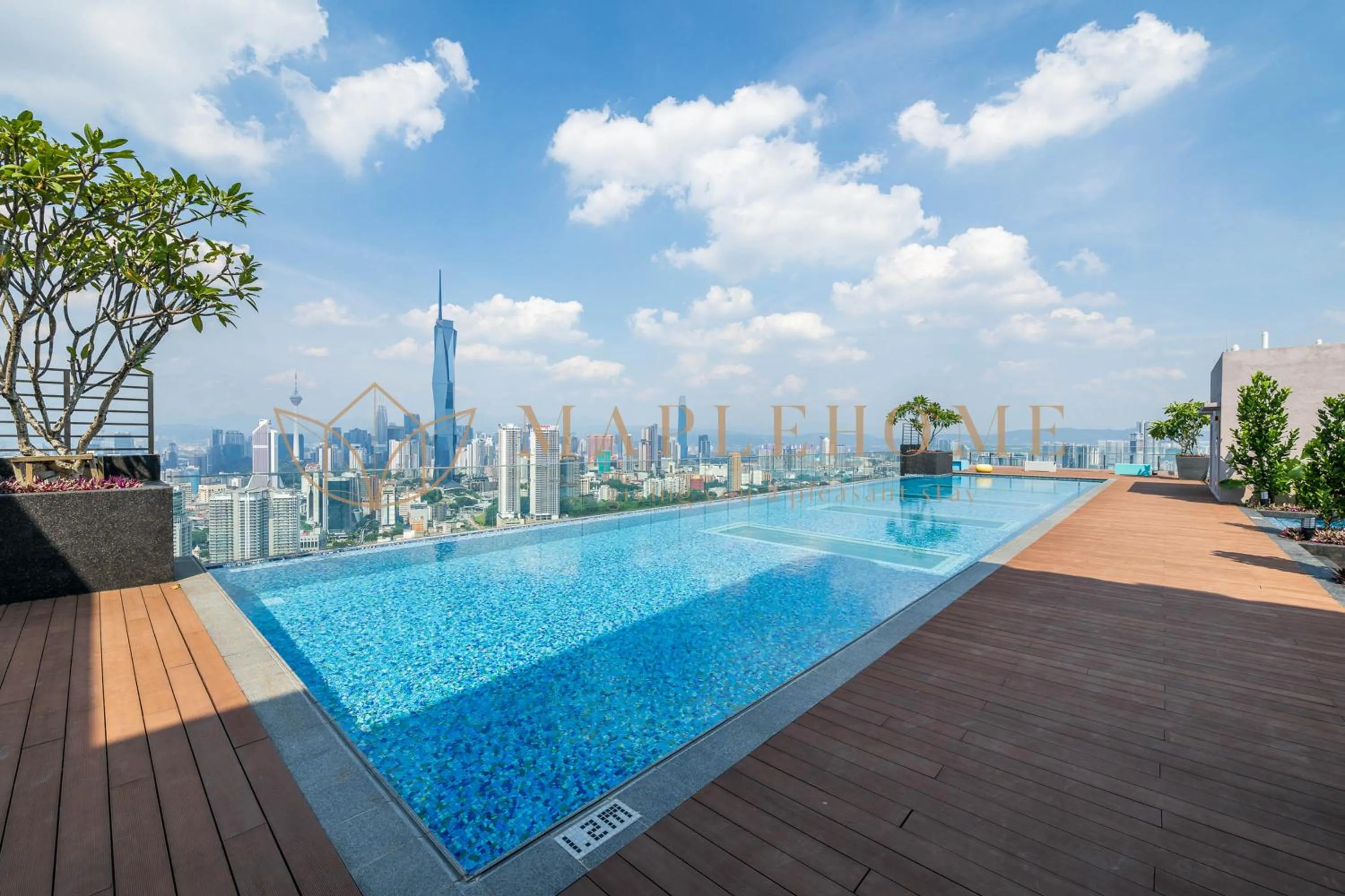 Swimming pool in Riveria Premier Suites Kuala Lumpur