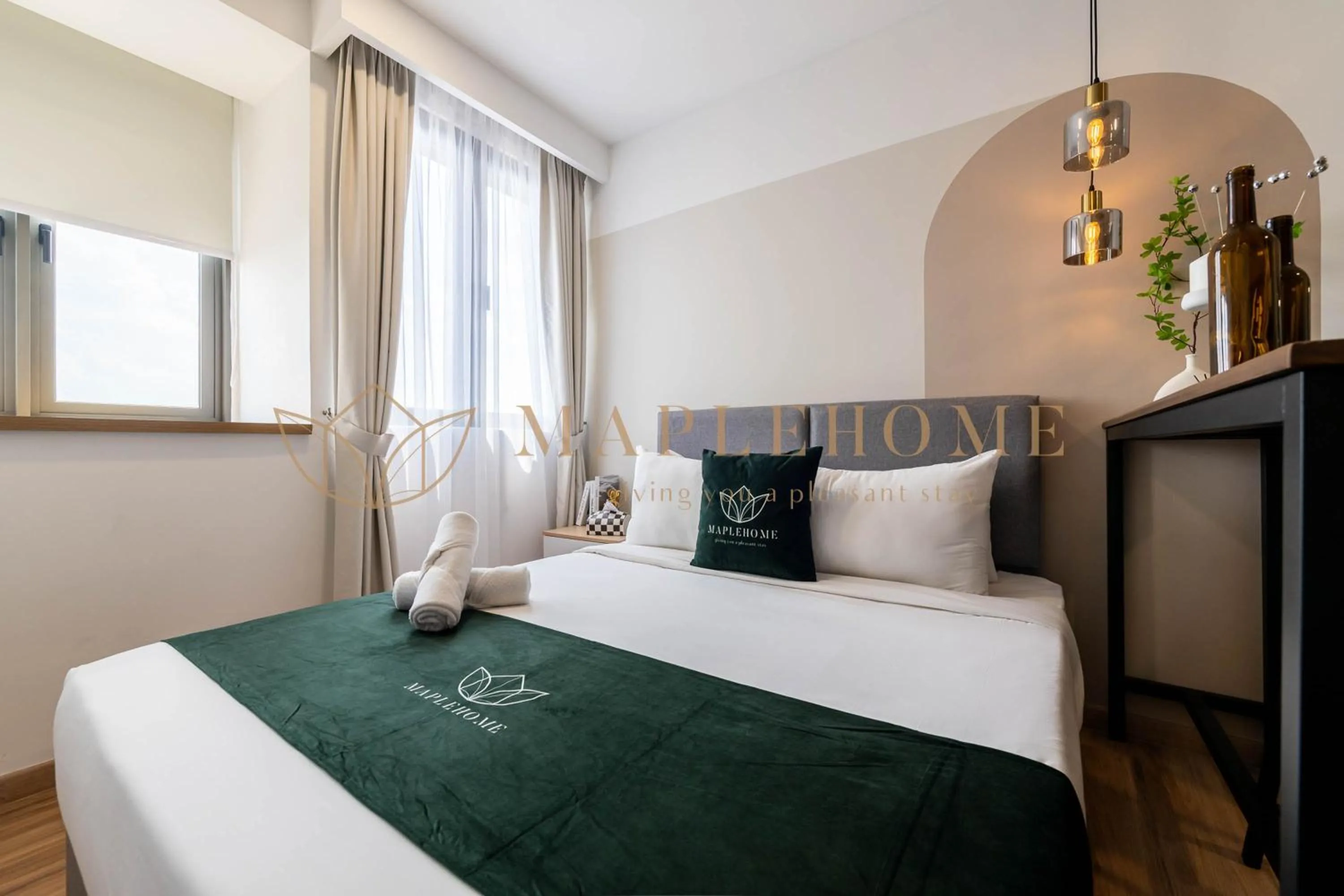 Bed in Riveria Premier Suites Kuala Lumpur