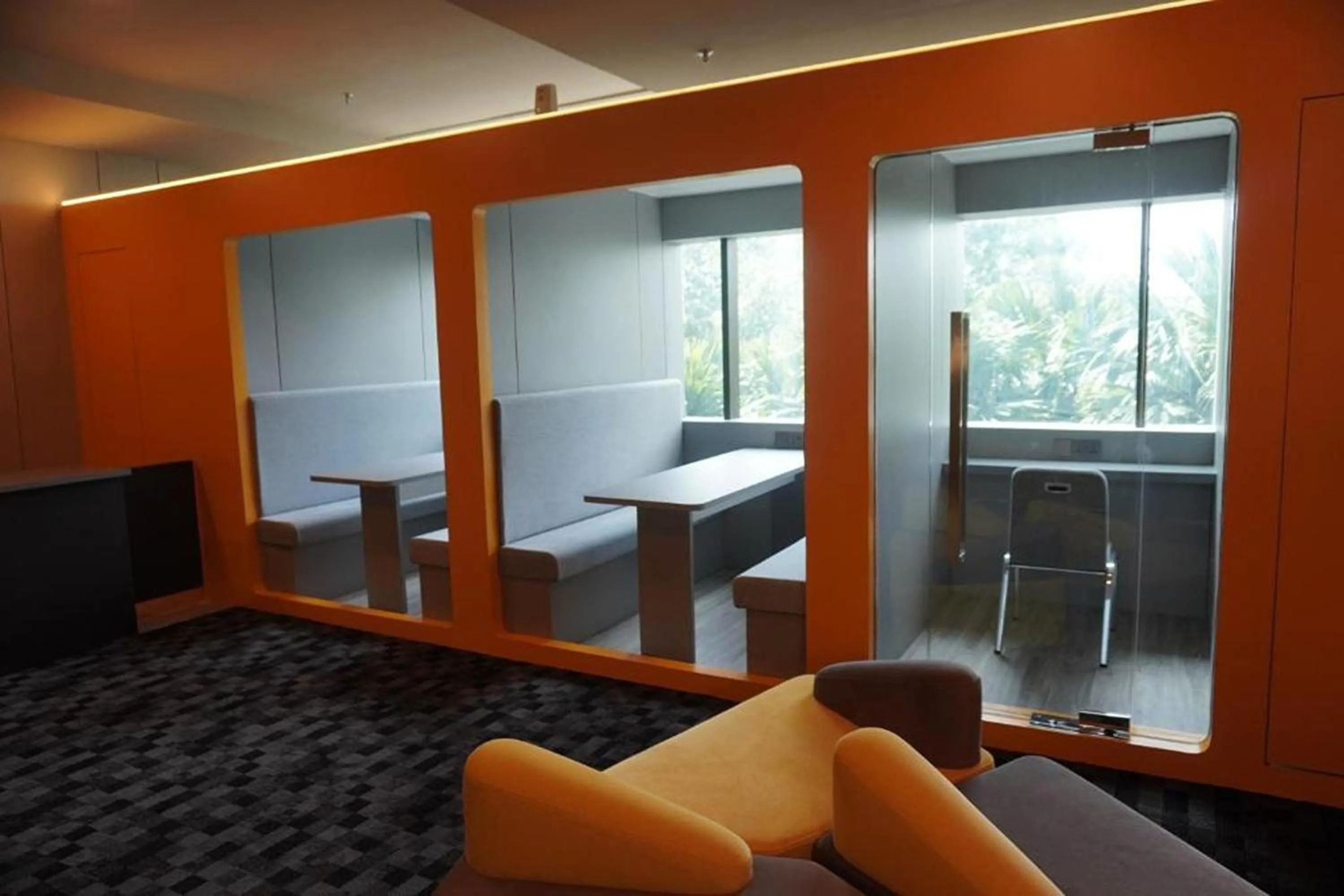 Seating area in NapzBox