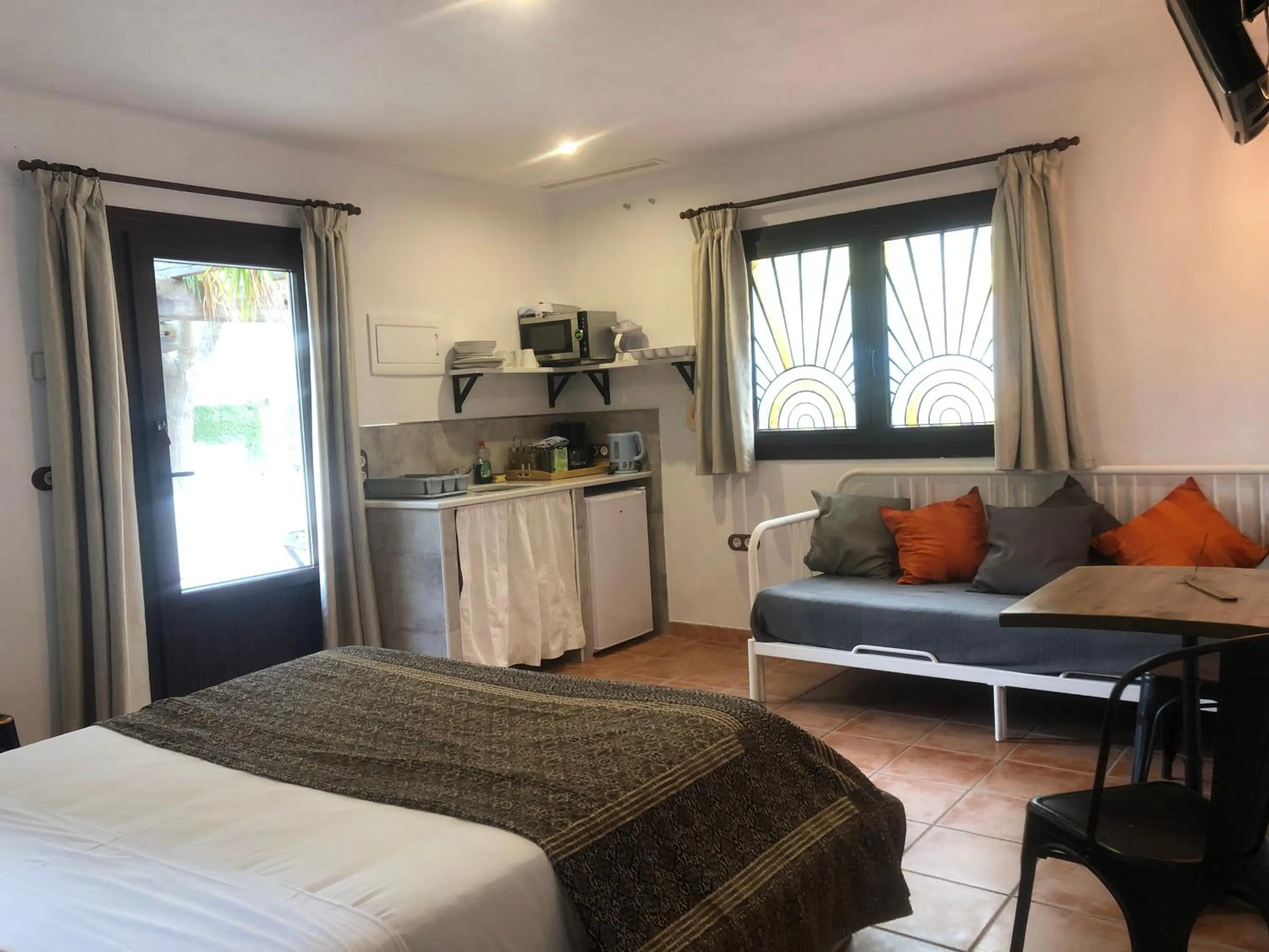 Kitchen or kitchenette, Bed in Paraiso Perdido