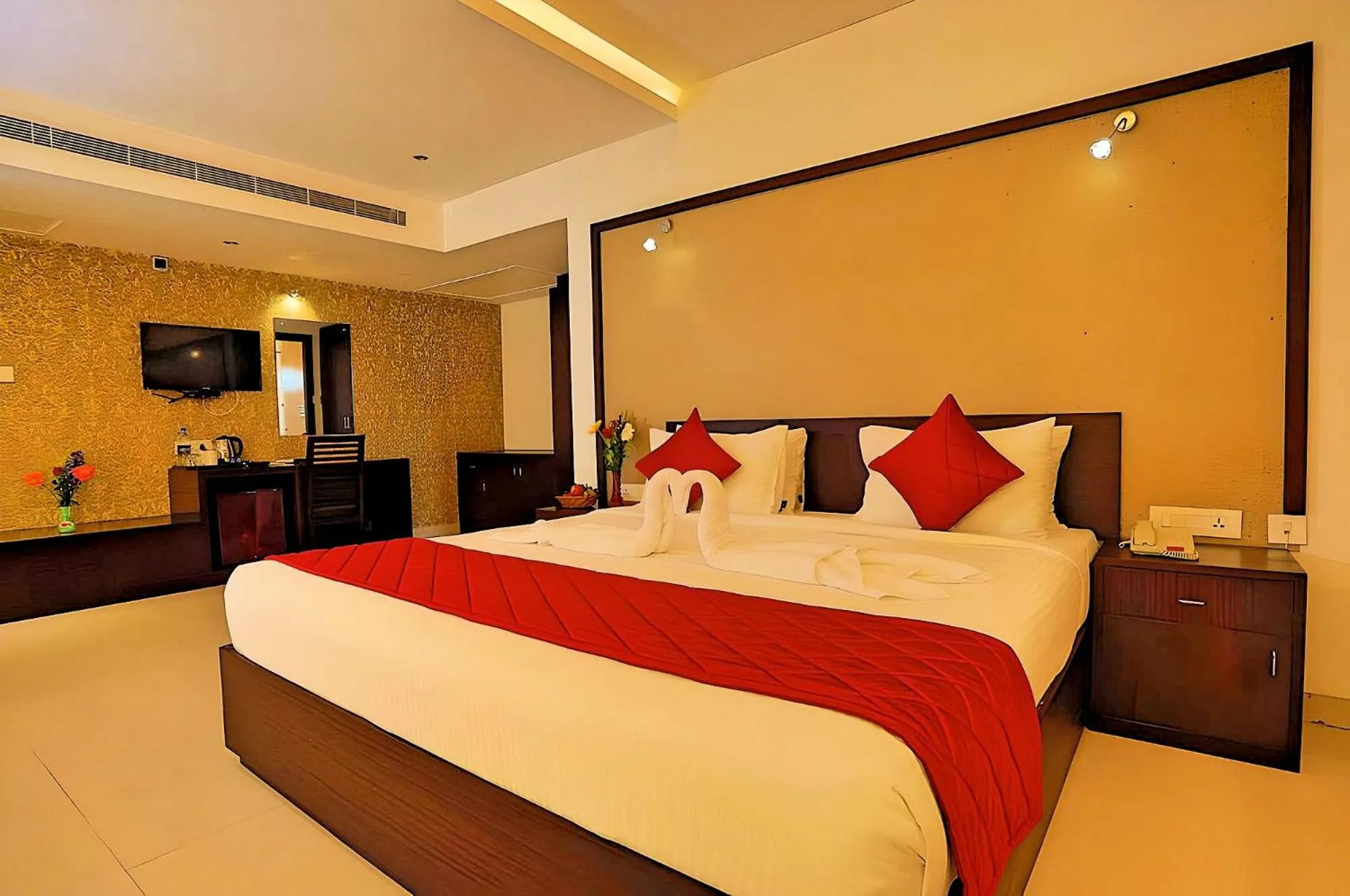 Bed in Seaflare Beach Resort & Spa