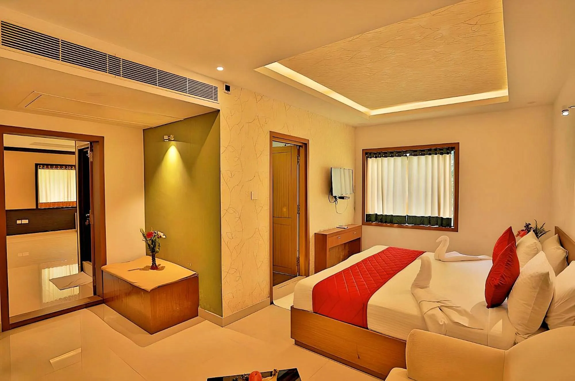 Bed in Seaflare Beach Resort & Spa