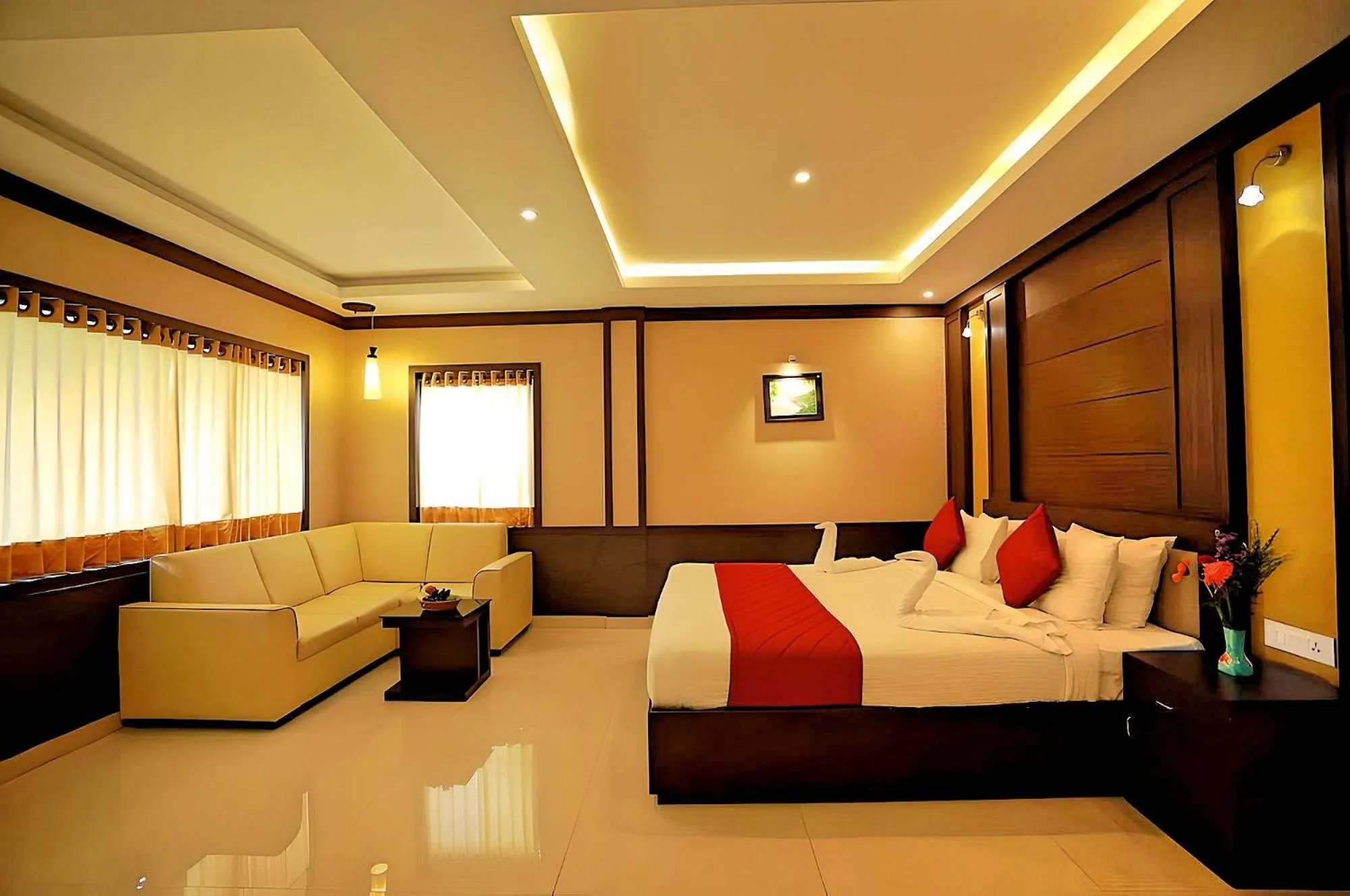 Bed in Seaflare Beach Resort & Spa