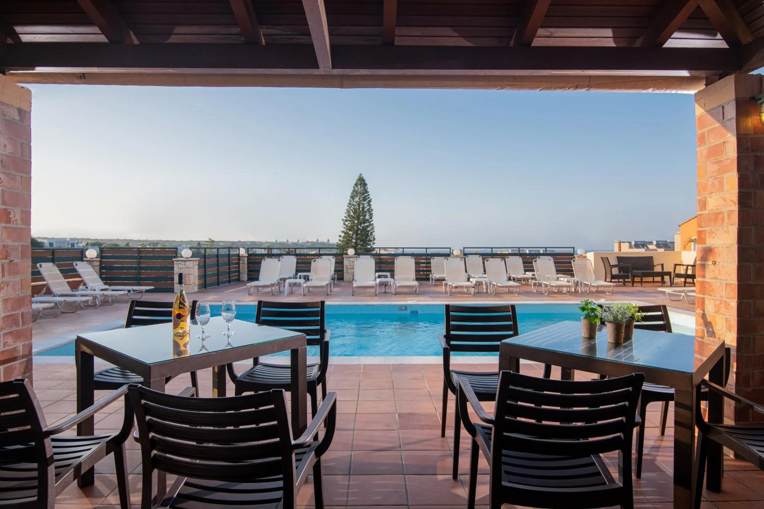 Patio in Golden Valentin Apartments