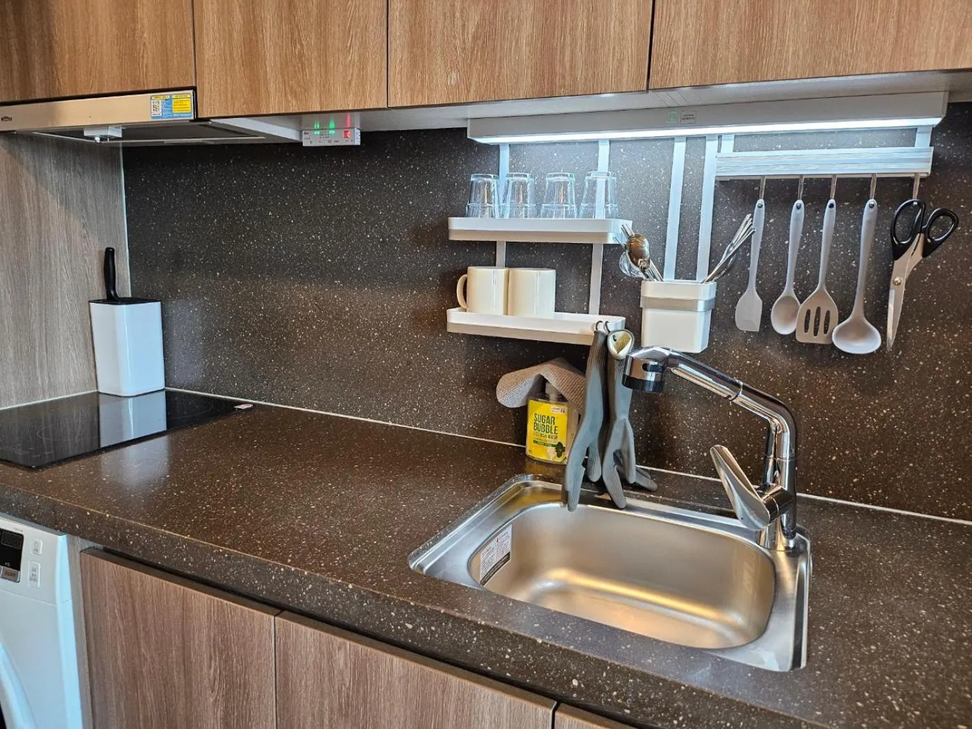 Kitchen or kitchenette in Haeundae Lamer Stay