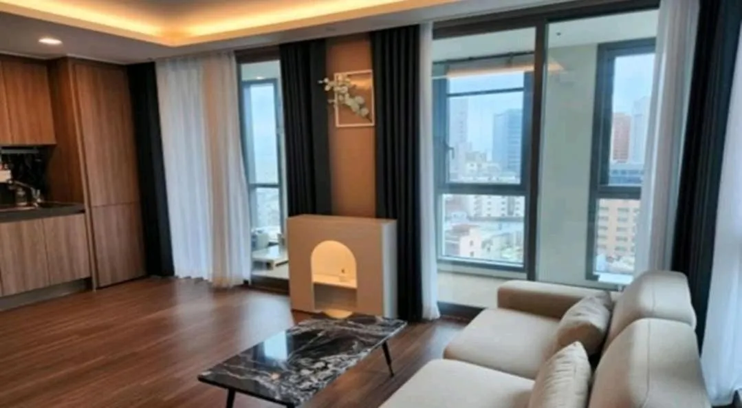 Living room in Haeundae Lamer Stay