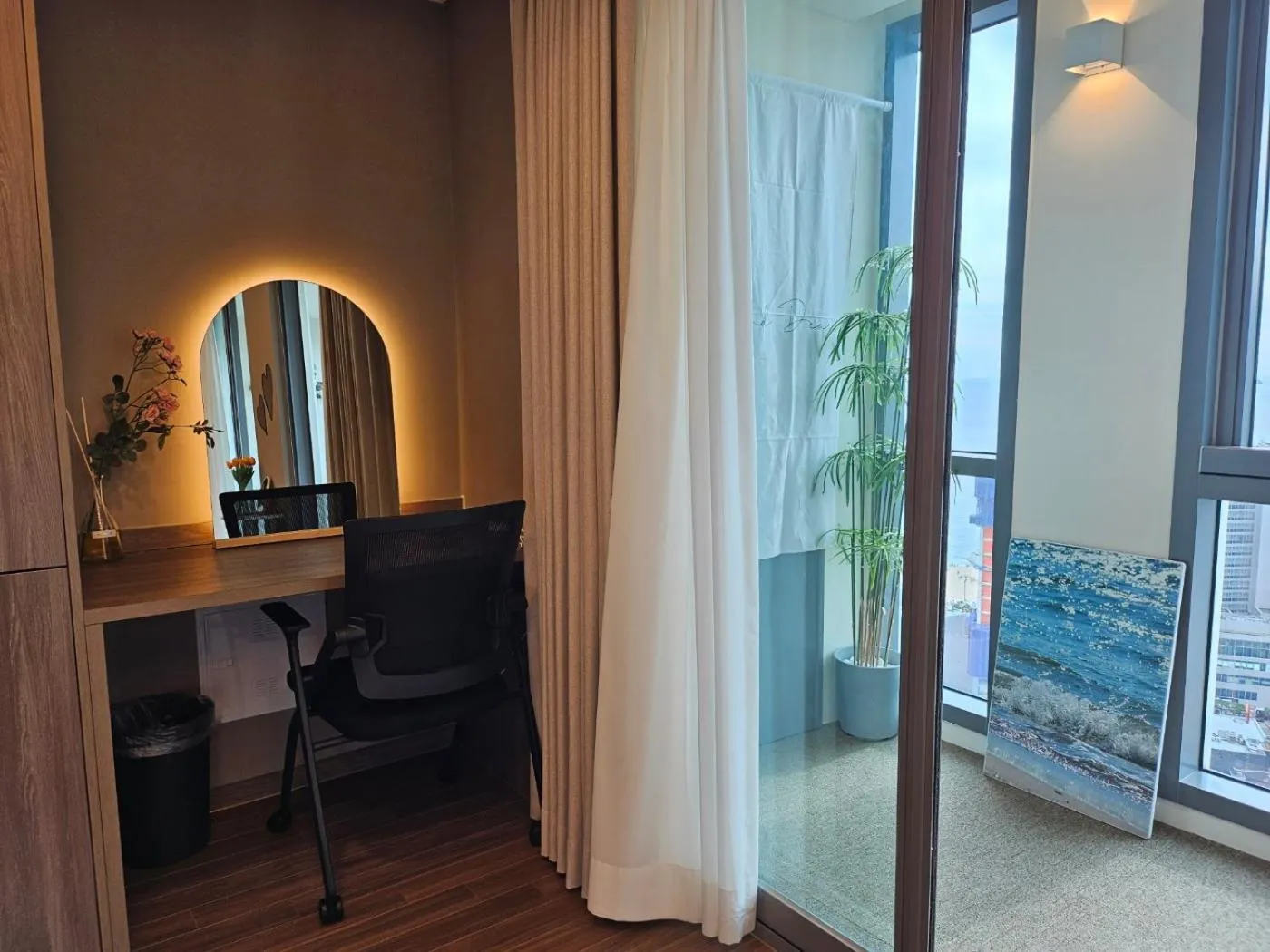 Living room in Haeundae Lamer Stay