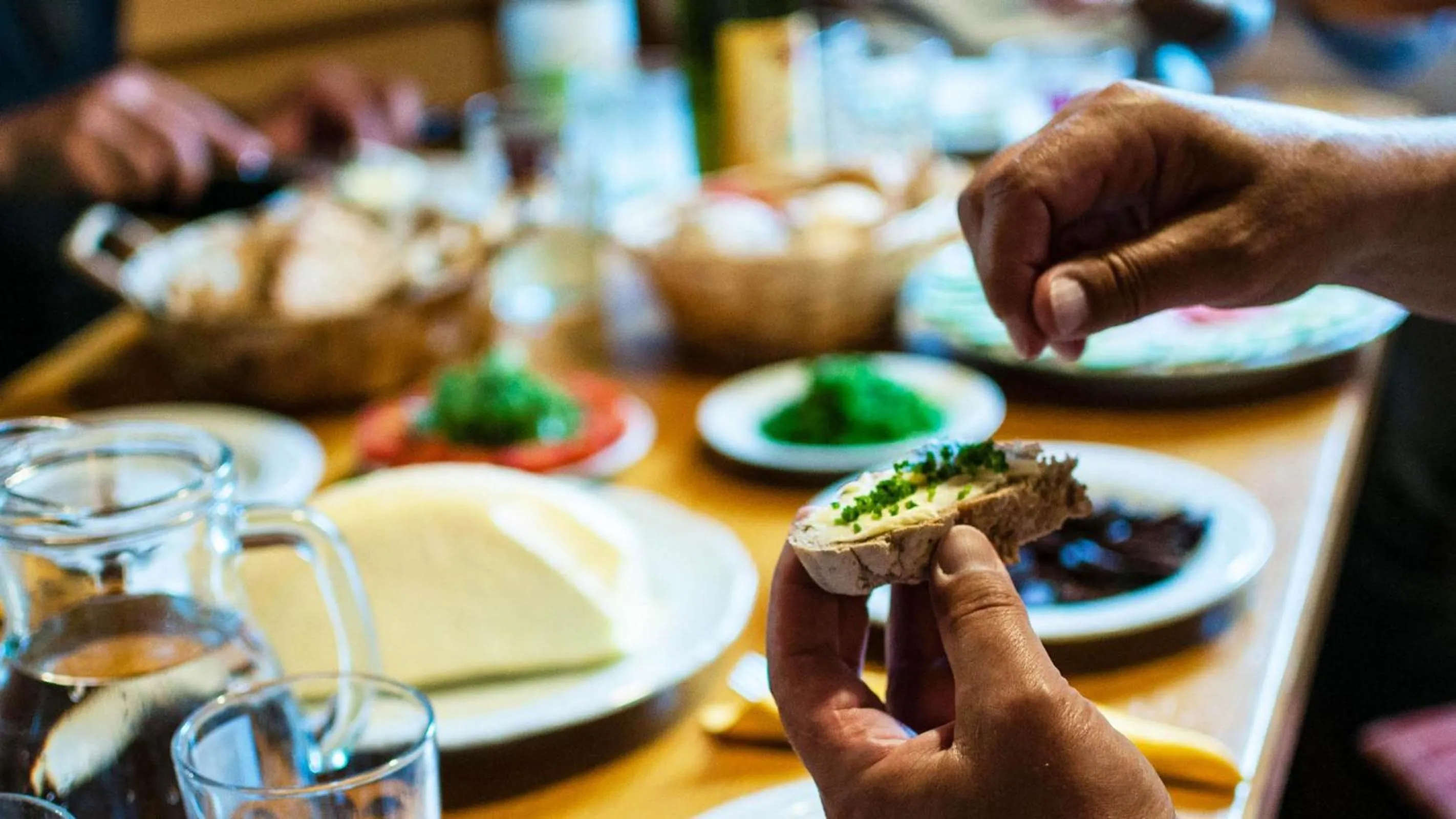 Food close-up in La Casies Mountain Hotel