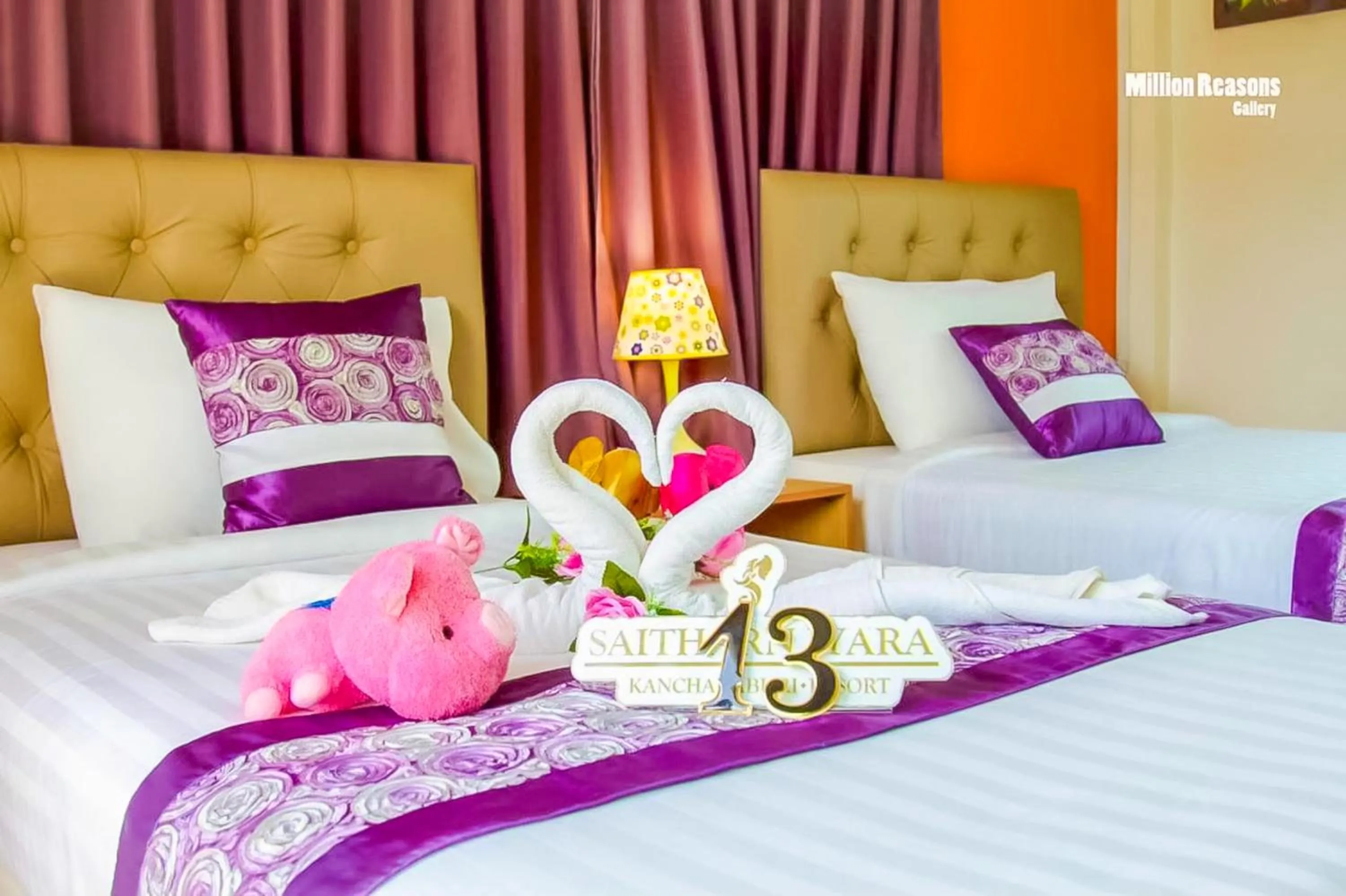 Bed in Saitharn Iyara Resort