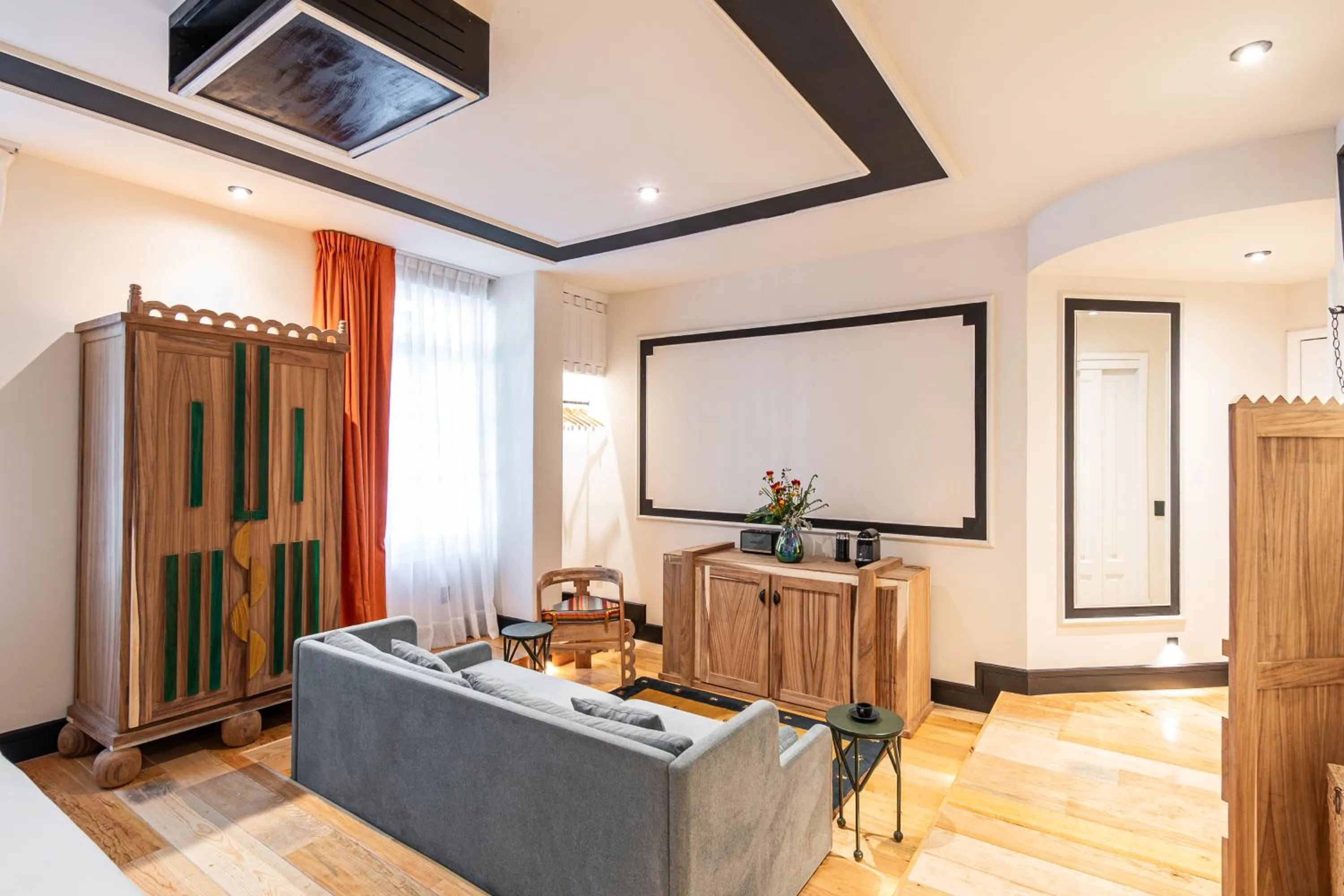 Living room in La Valise Mexico City, Member of Small Luxury Hotels