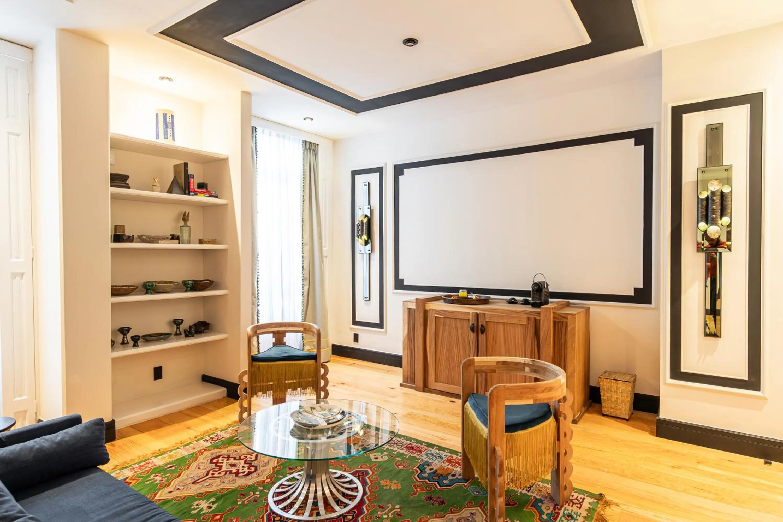 Living room in La Valise Mexico City, Member of Small Luxury Hotels