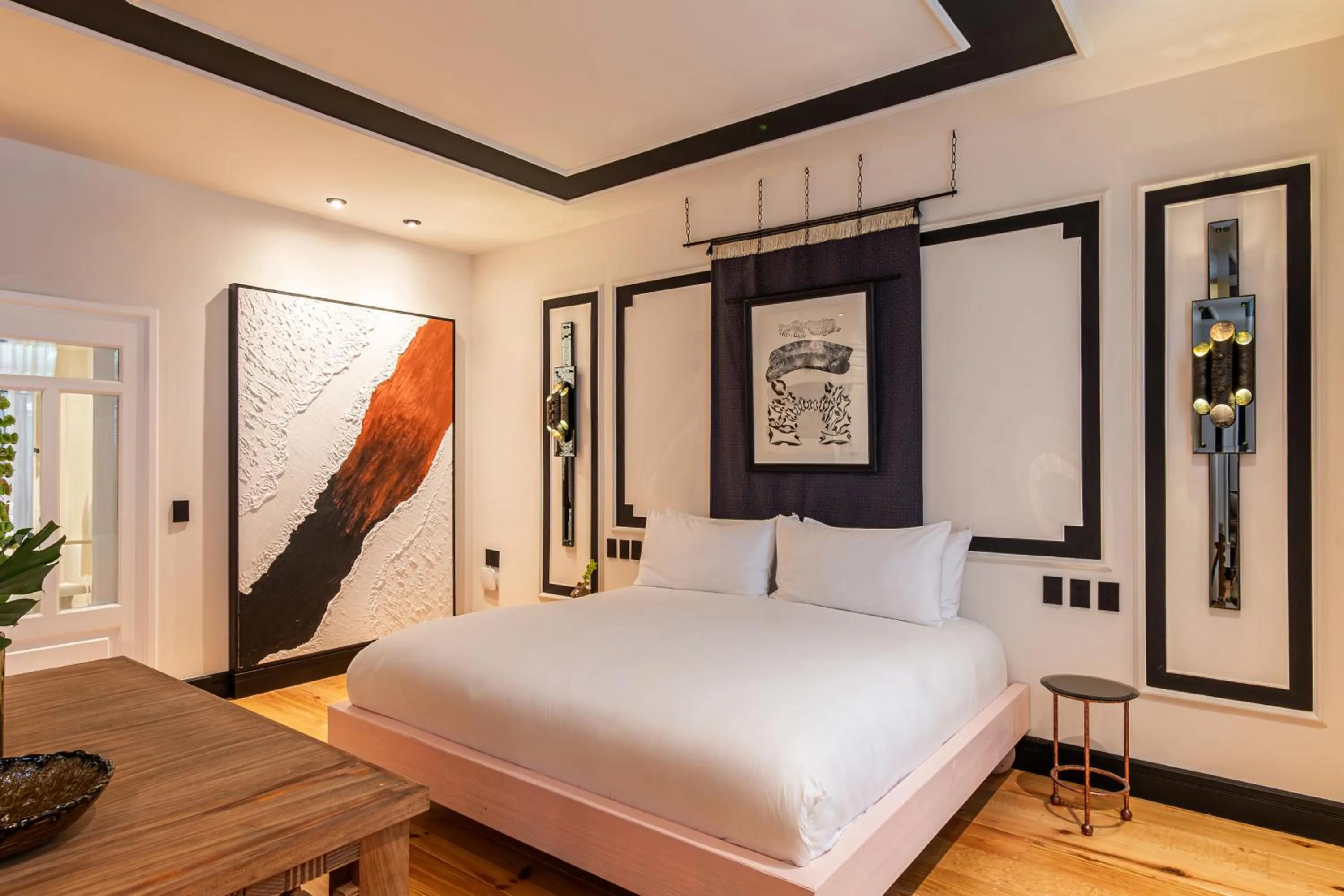 Bed in La Valise Mexico City, Member of Small Luxury Hotels