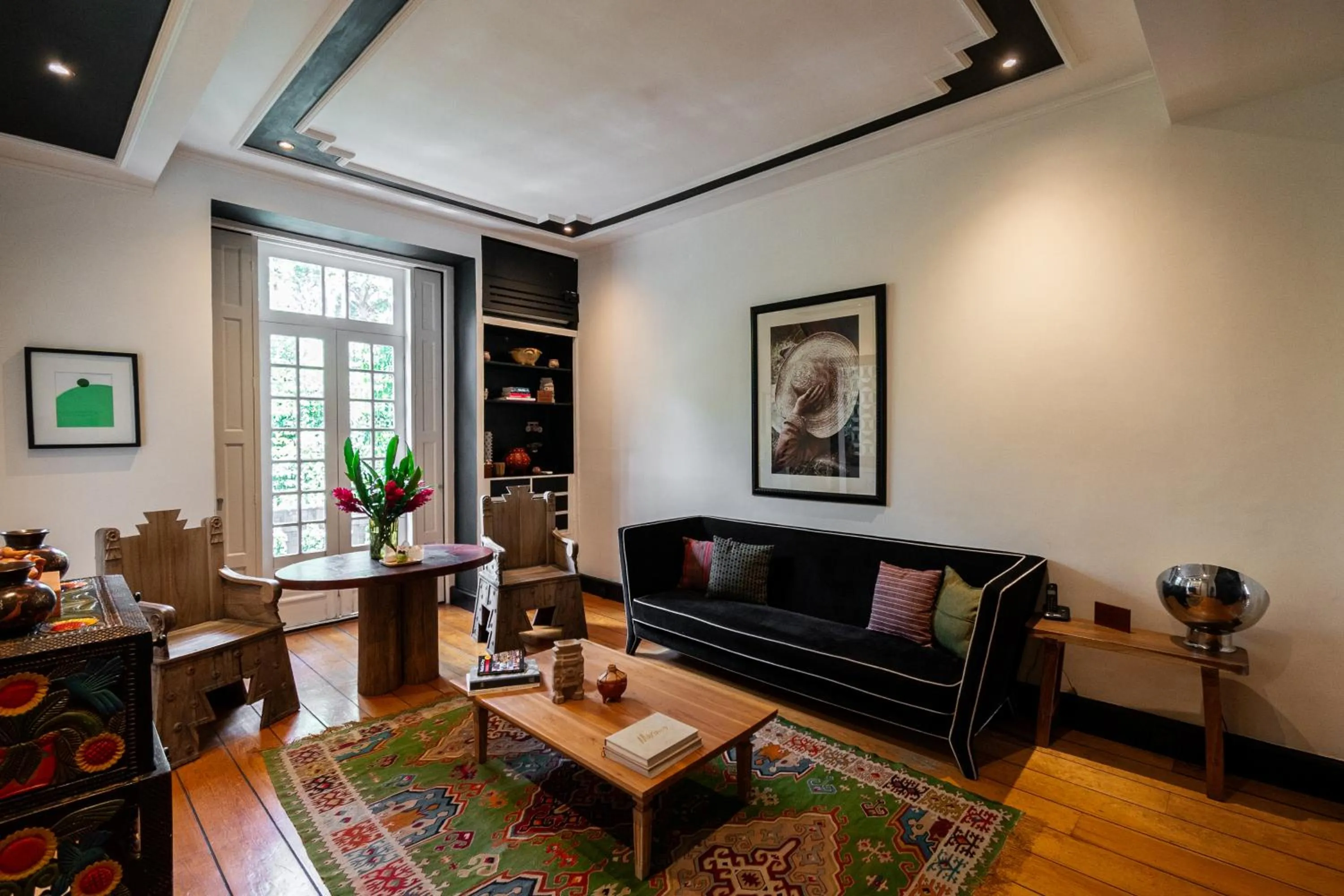 Living room in La Valise Mexico City, Member of Small Luxury Hotels