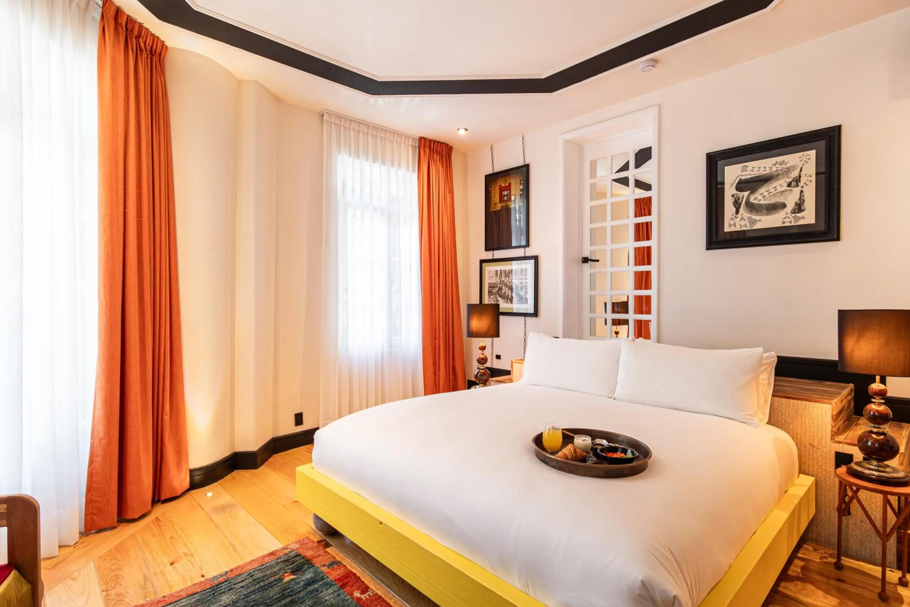 Bed in La Valise Mexico City, Member of Small Luxury Hotels