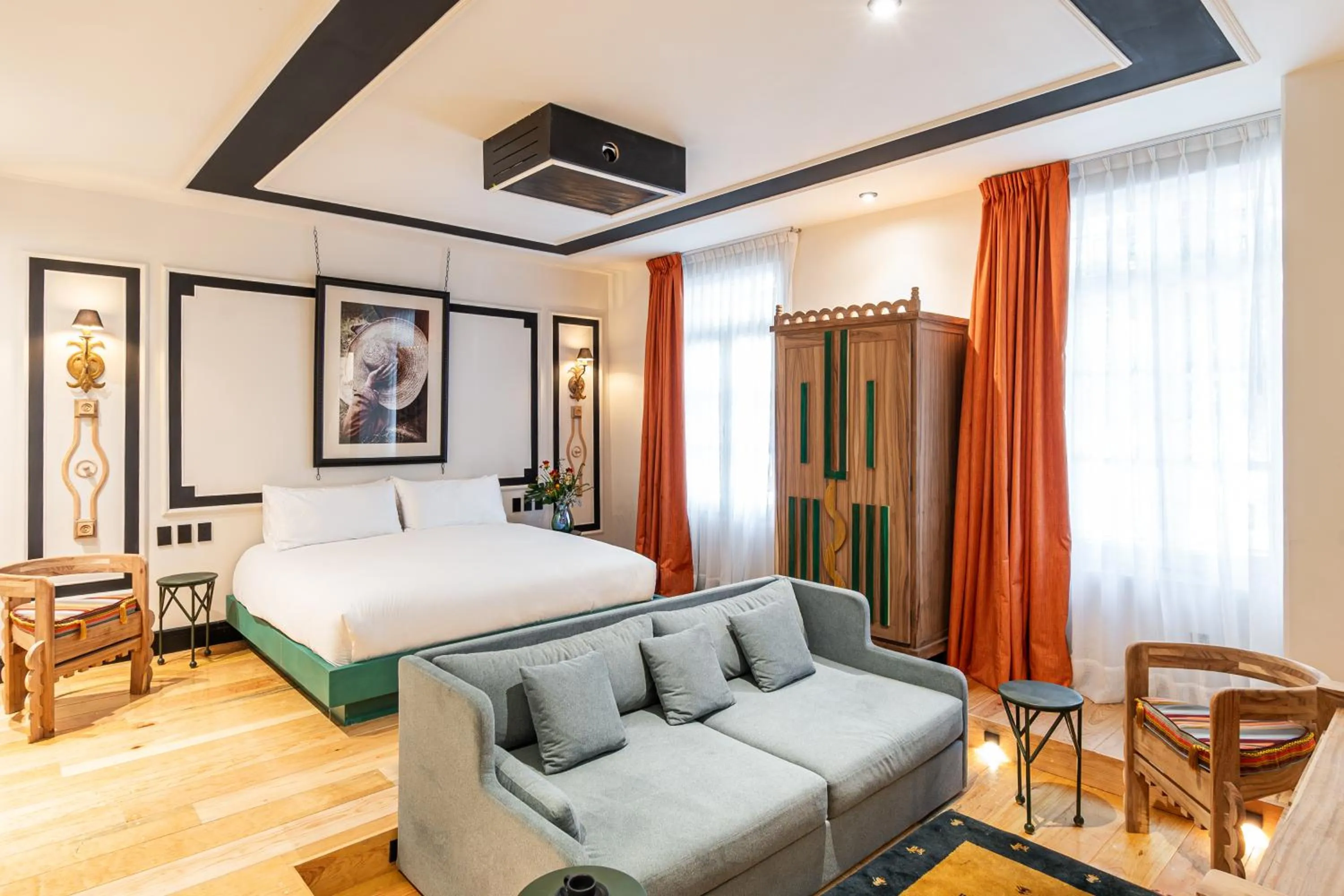 Bed in La Valise Mexico City, Member of Small Luxury Hotels