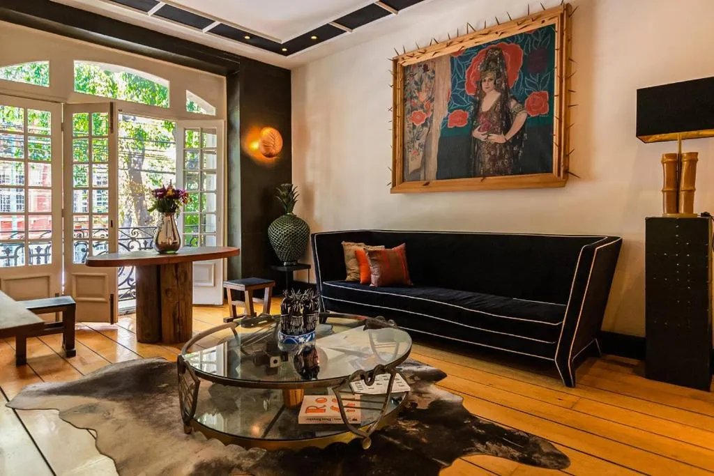 Living room in La Valise Mexico City, Member of Small Luxury Hotels