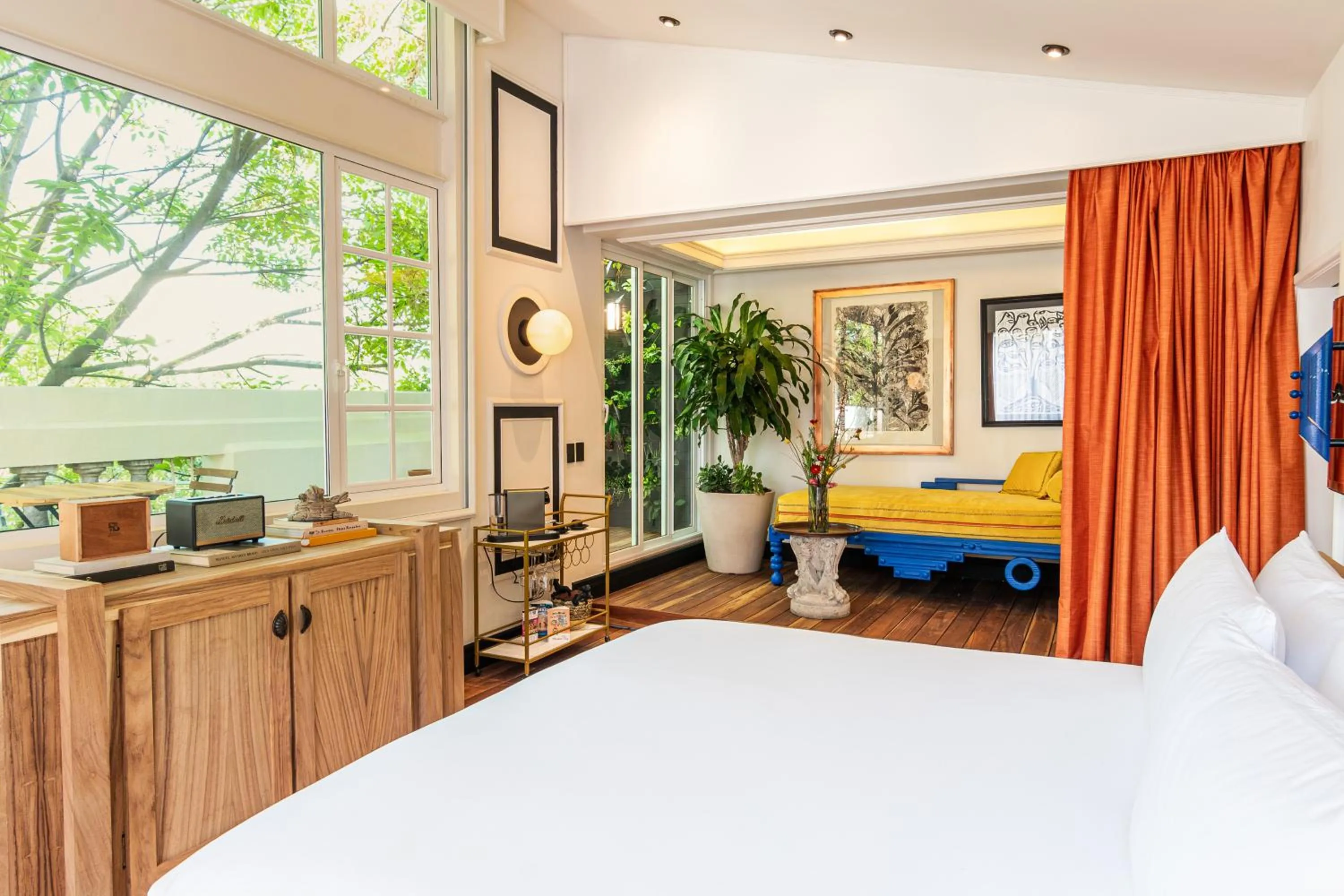 Bed in La Valise Mexico City, Member of Small Luxury Hotels