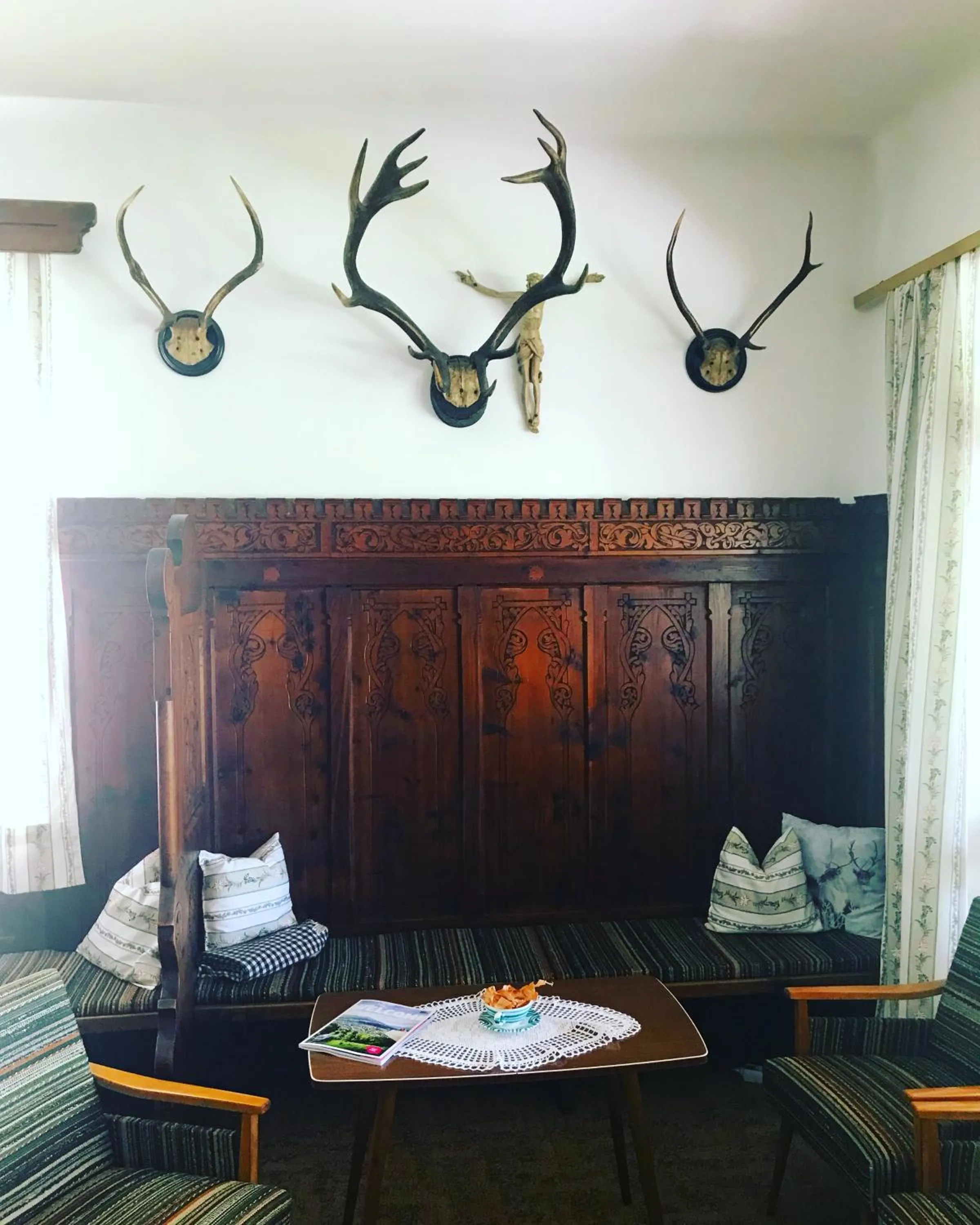 Communal lounge/ TV room in Landhotel Gasthof Eichhof Natters