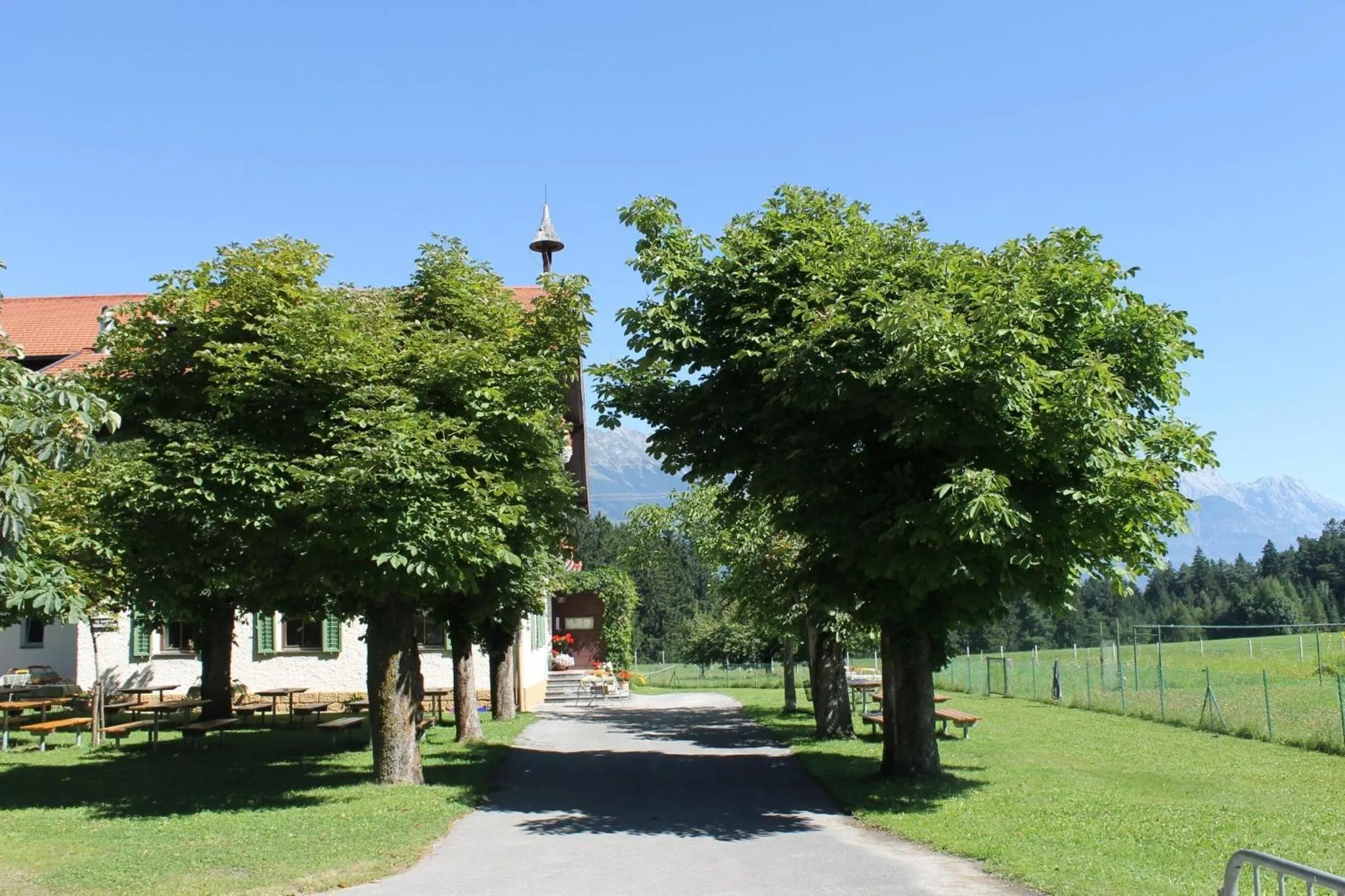 Patio in Landhotel Gasthof Eichhof Natters