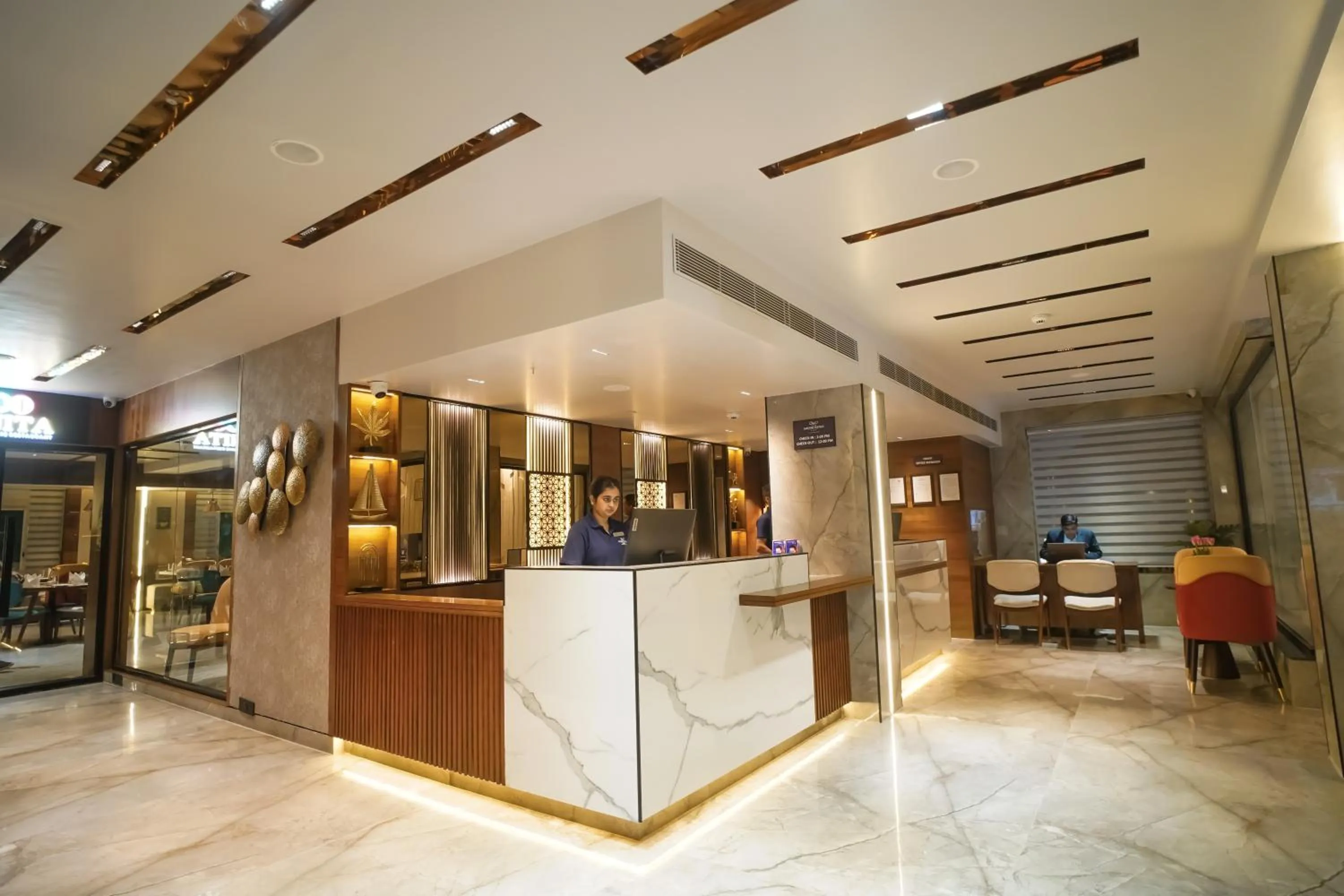 Lobby or reception in Ishaan Sarovar Portico Deoghar