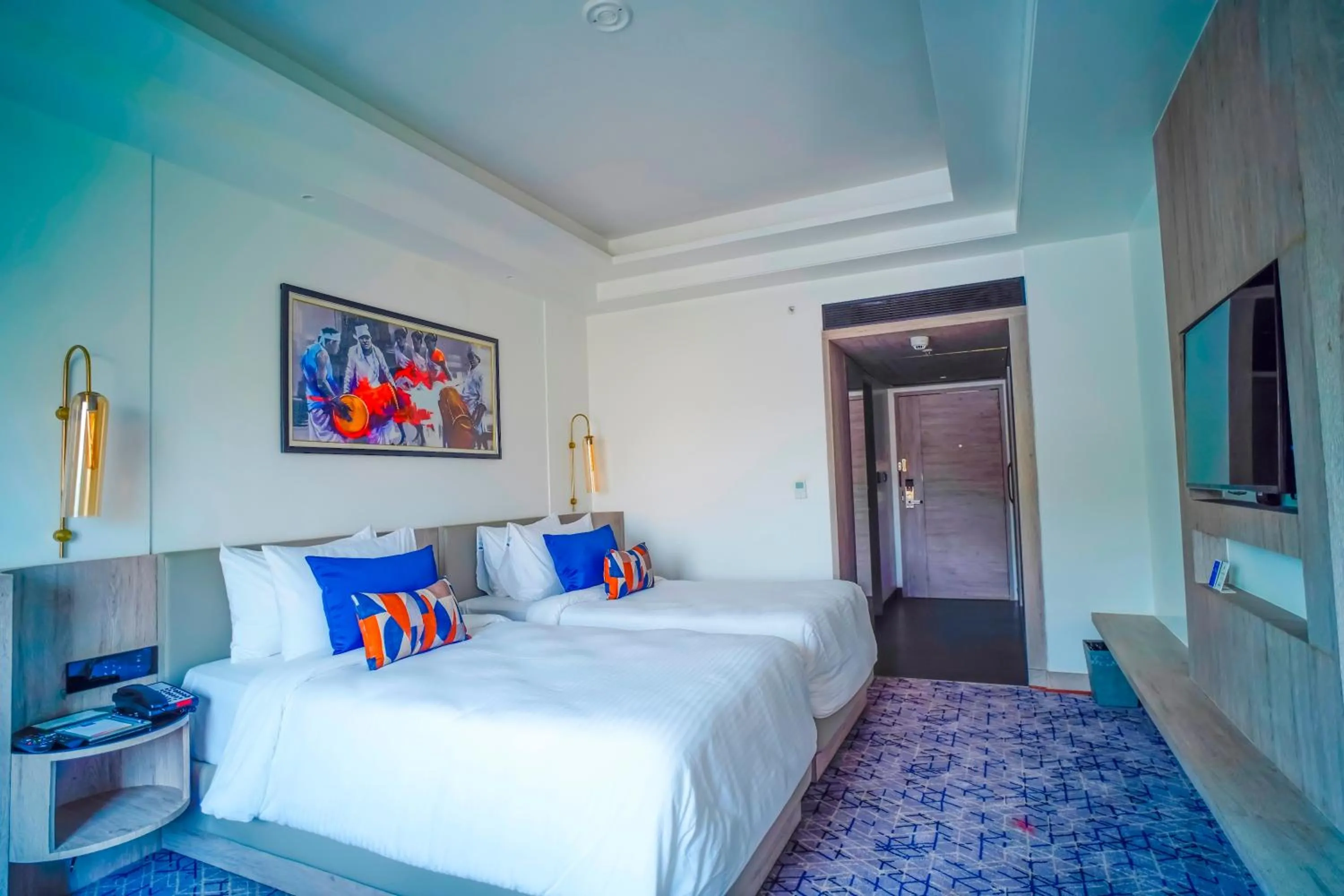 Bedroom, Bed in Ishaan Sarovar Portico Deoghar