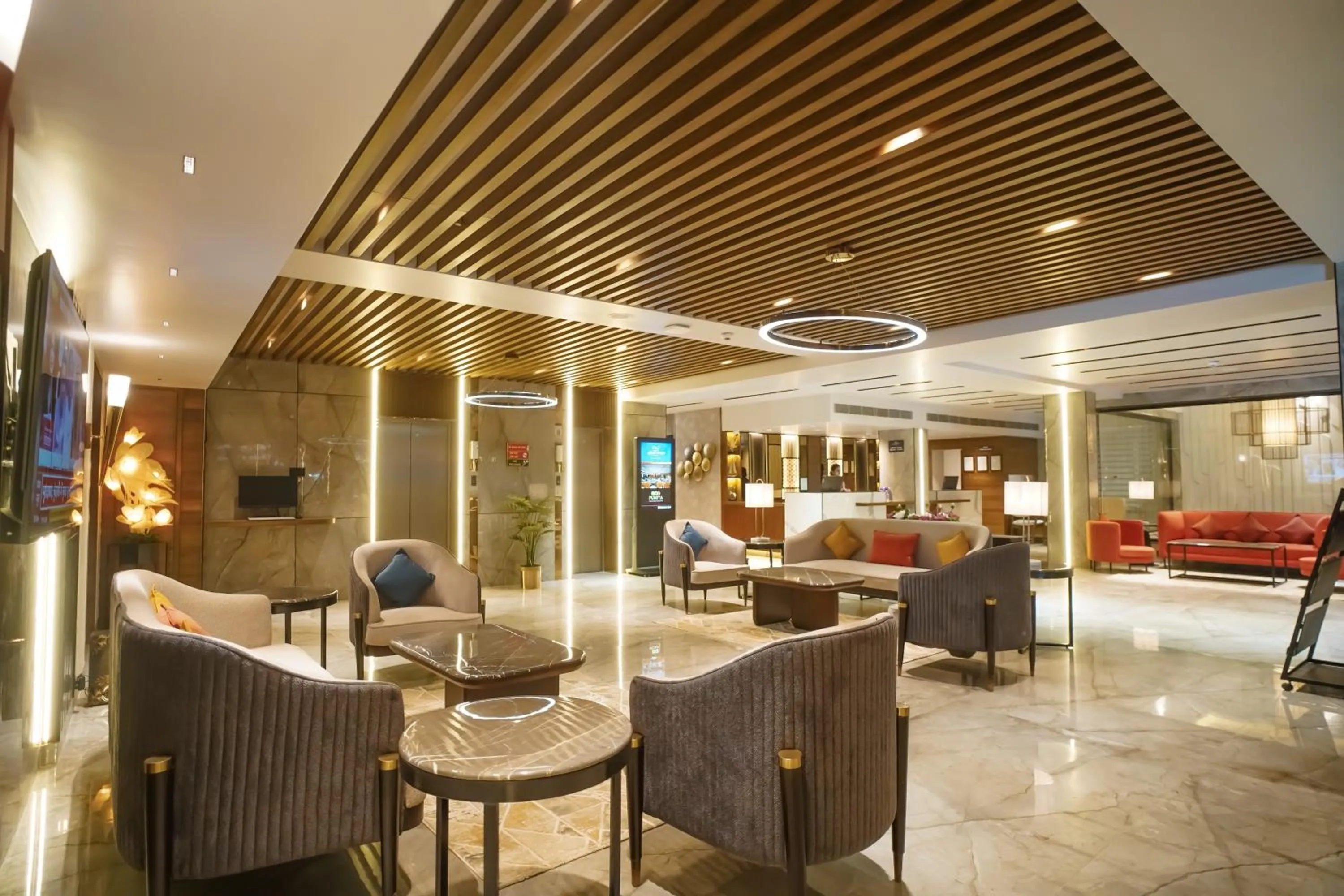 Lobby or reception in Ishaan Sarovar Portico Deoghar