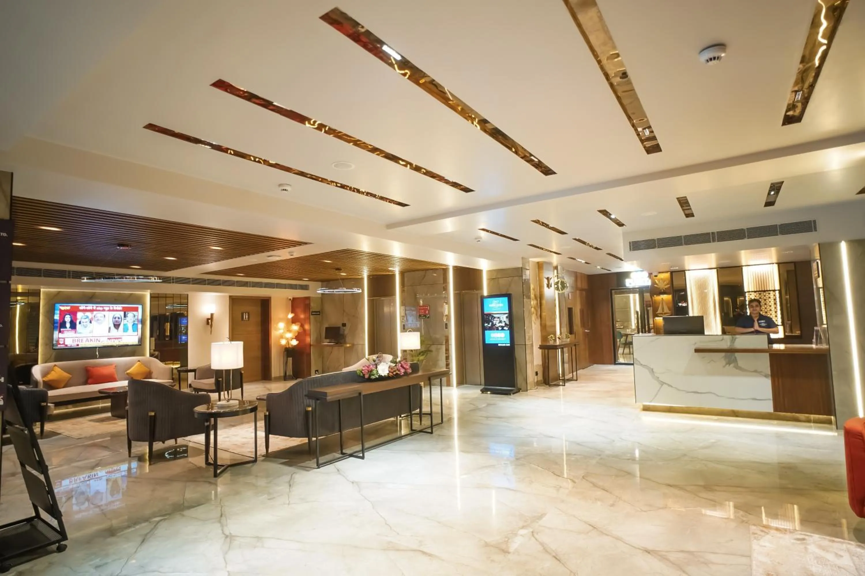 Lobby or reception in Ishaan Sarovar Portico Deoghar
