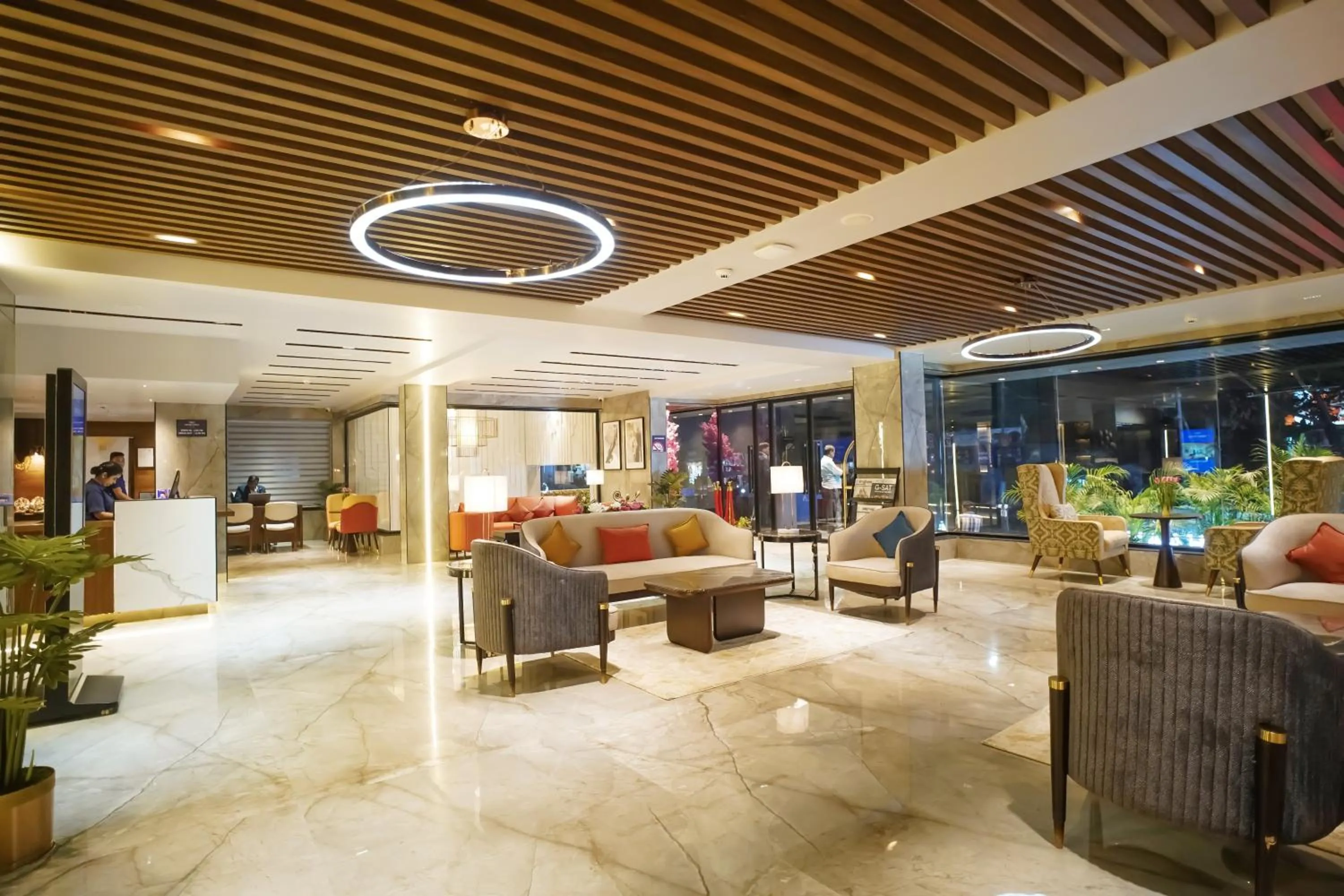 Lobby or reception in Ishaan Sarovar Portico Deoghar
