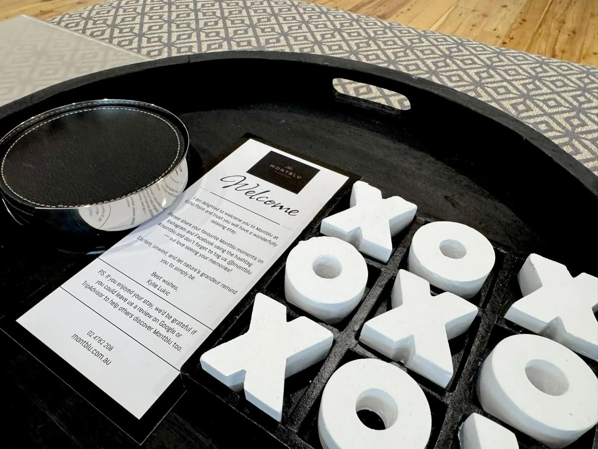 Decorative detail in Montblu at Echo Point