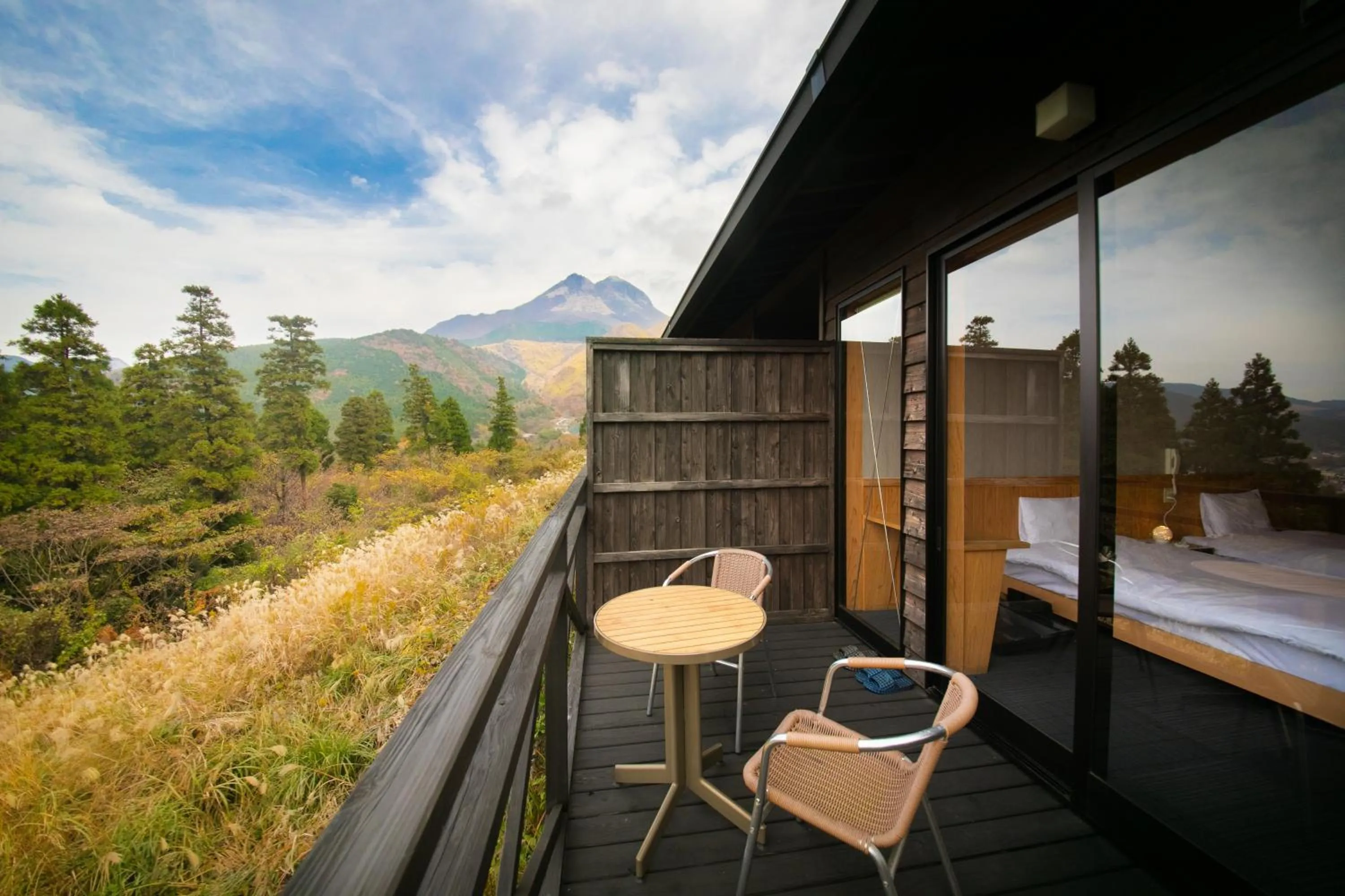 Balcony/Terrace in Ryokan Yufusan