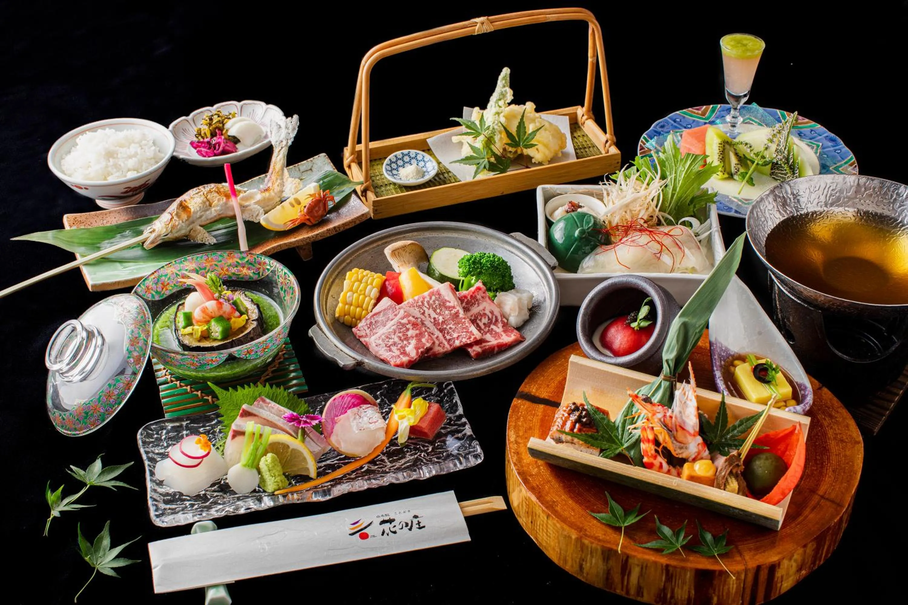 Dinner in Yufuin Kotobuki Hananosho