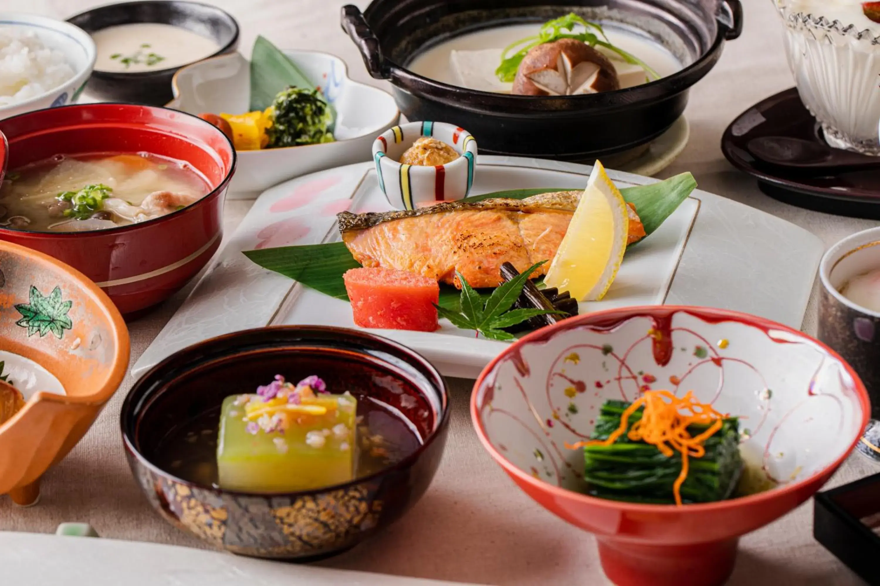Breakfast in Yufuin Kotobuki Hananosho Breakfast in Yufuin Kotobuki Hananosho