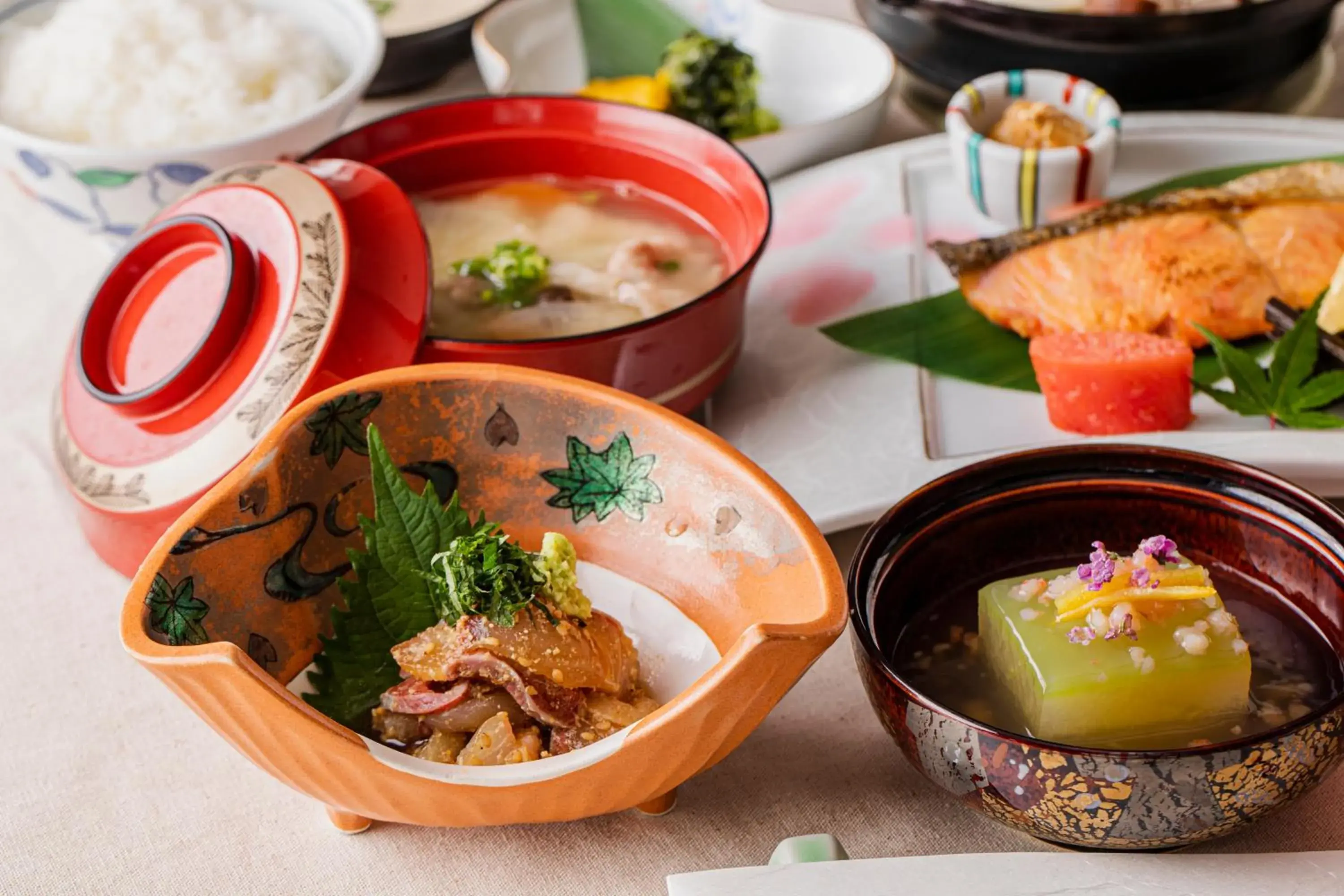 Breakfast in Yufuin Kotobuki Hananosho Breakfast in Yufuin Kotobuki Hananosho