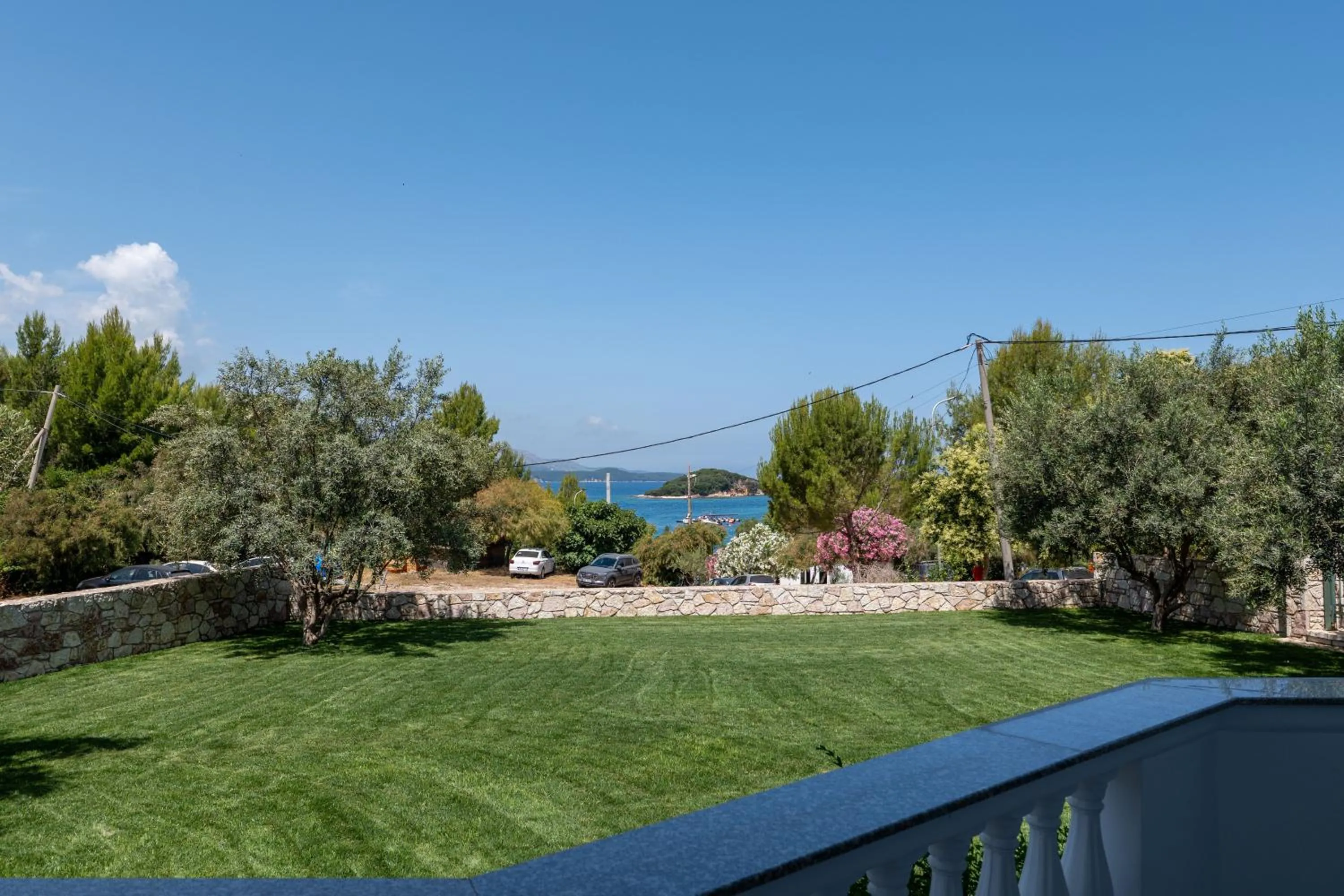 Garden view in Vila Vasili