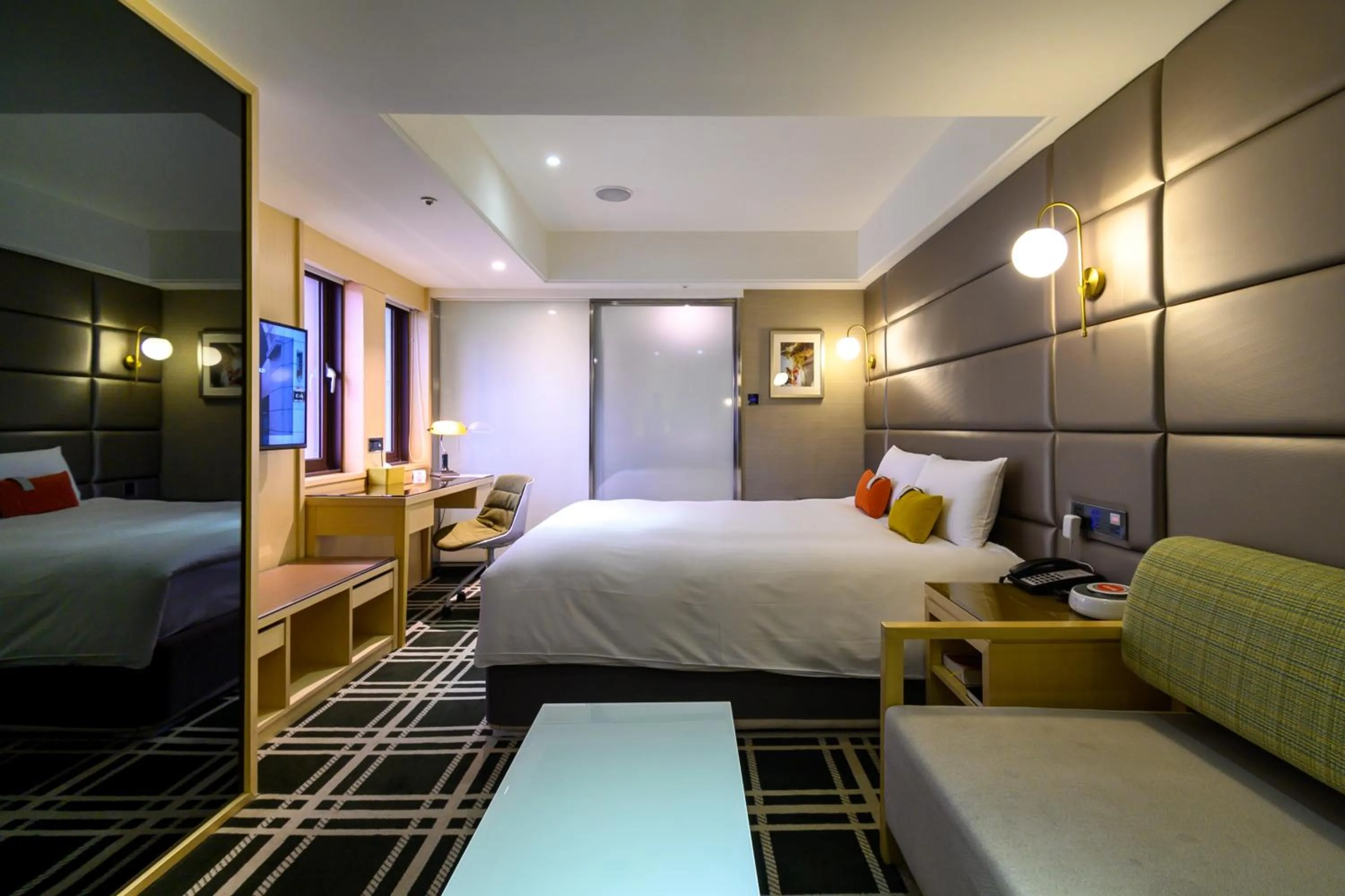 Bedroom, Bed in Olah Poshtel Taichung Wenxin