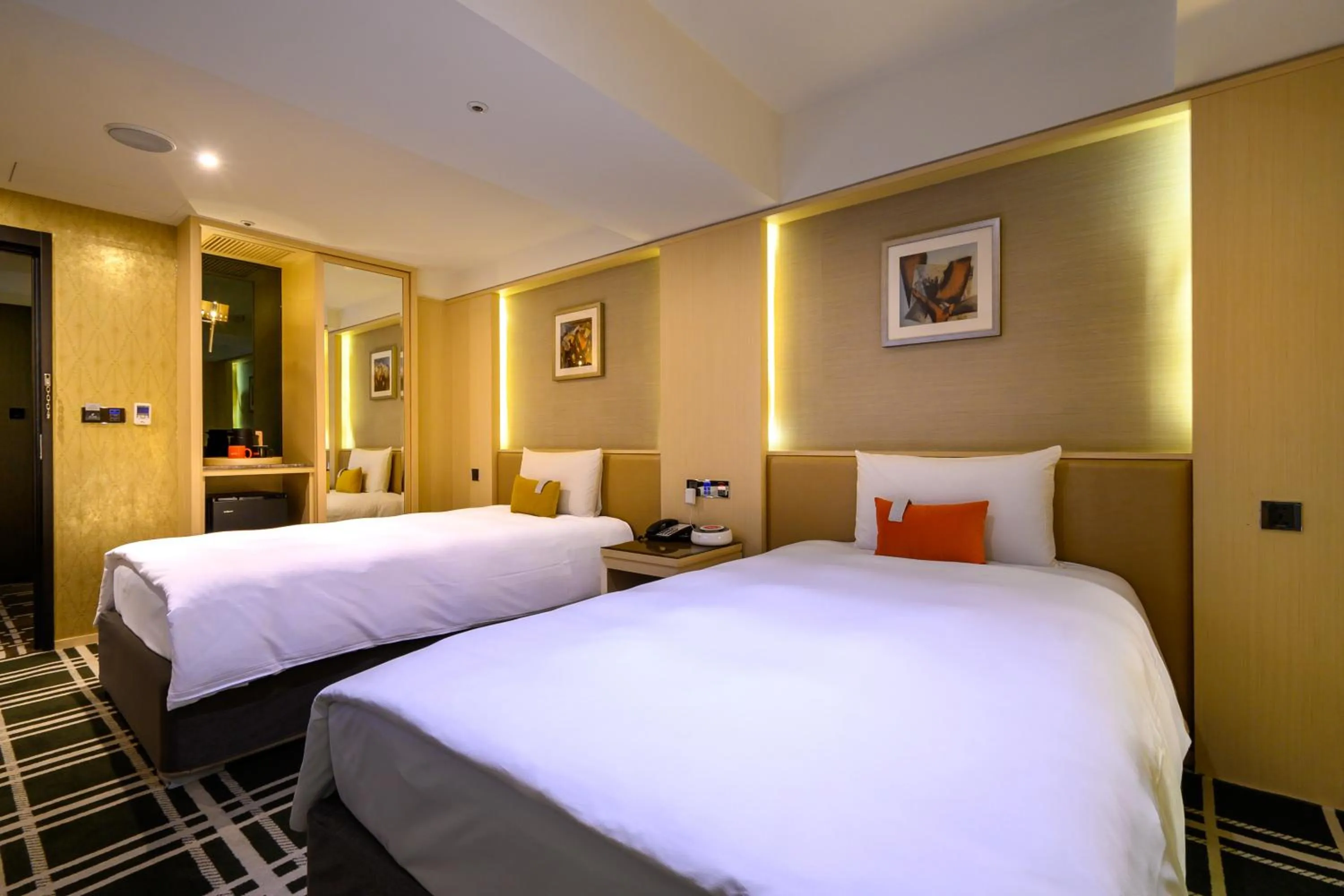 Bedroom, Bed in Olah Poshtel Taichung Wenxin