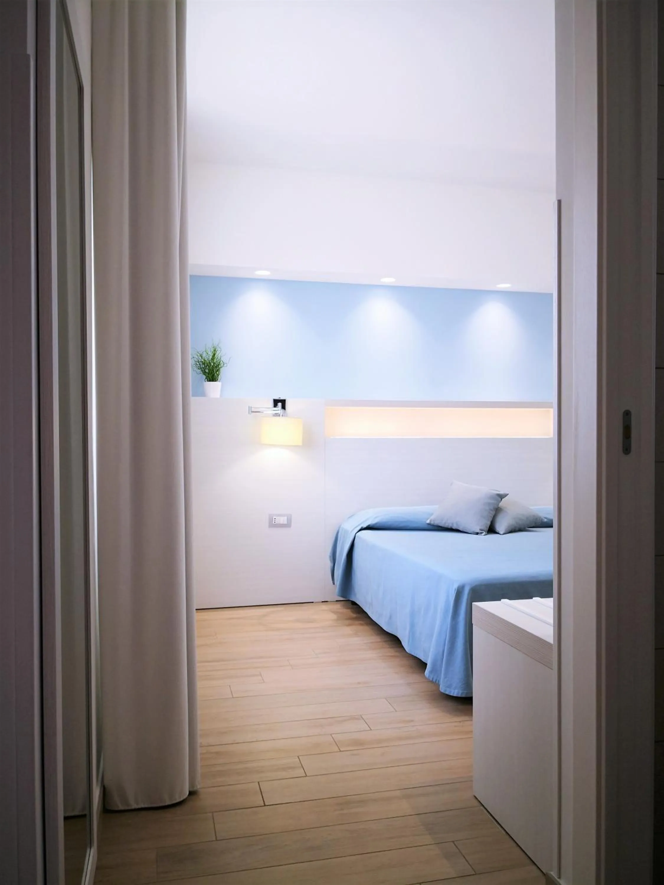 Bed in Hotel Perla Gaia