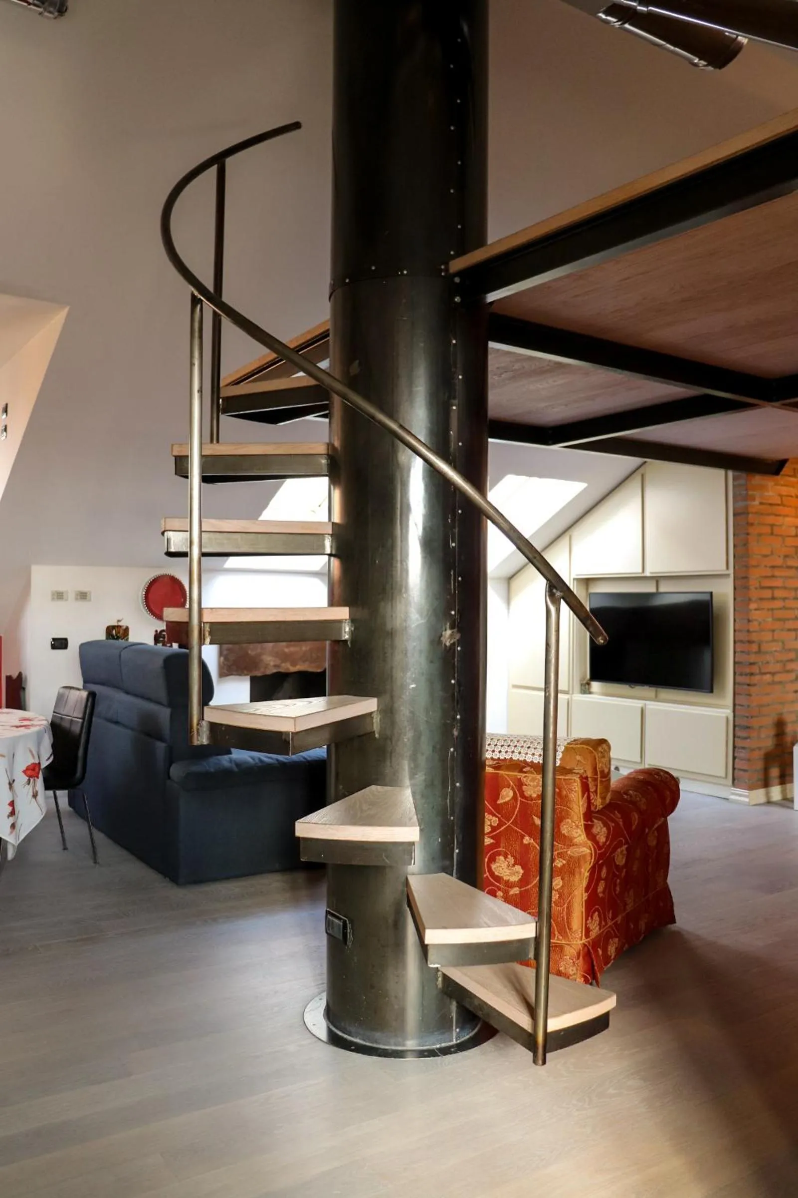 Living room, Bed in La Corte di Brusuglio Apartments