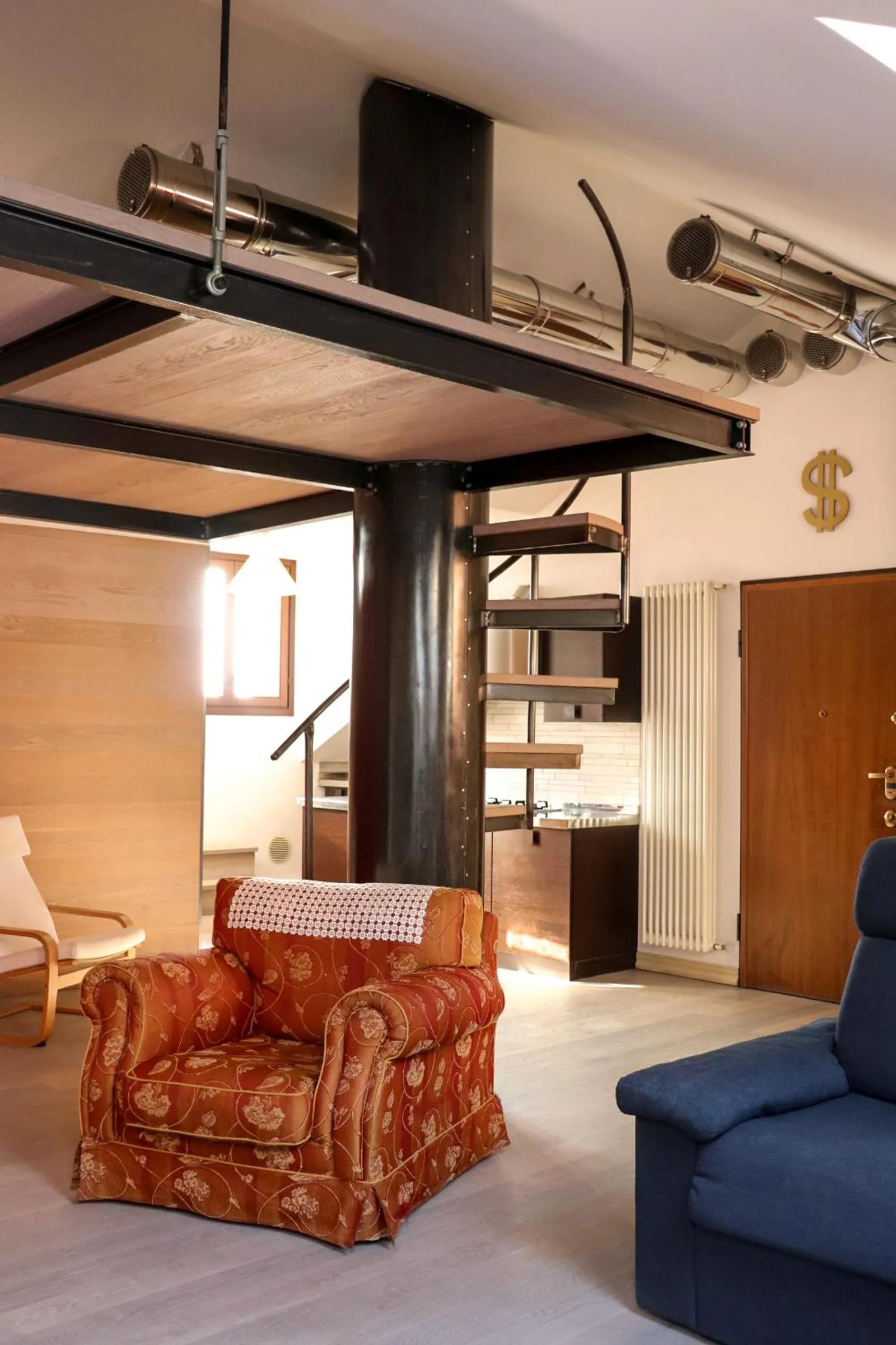 Living room in La Corte di Brusuglio Apartments