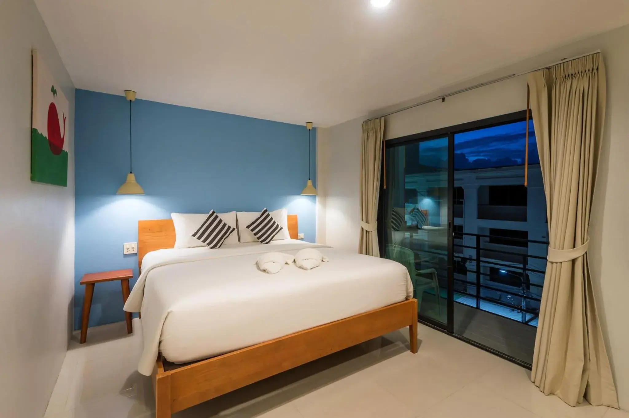 Balcony/Terrace, Bed in Tiya House Rooms & Cafe Balcony/Terrace, Bed in Tiya House Rooms & Cafe