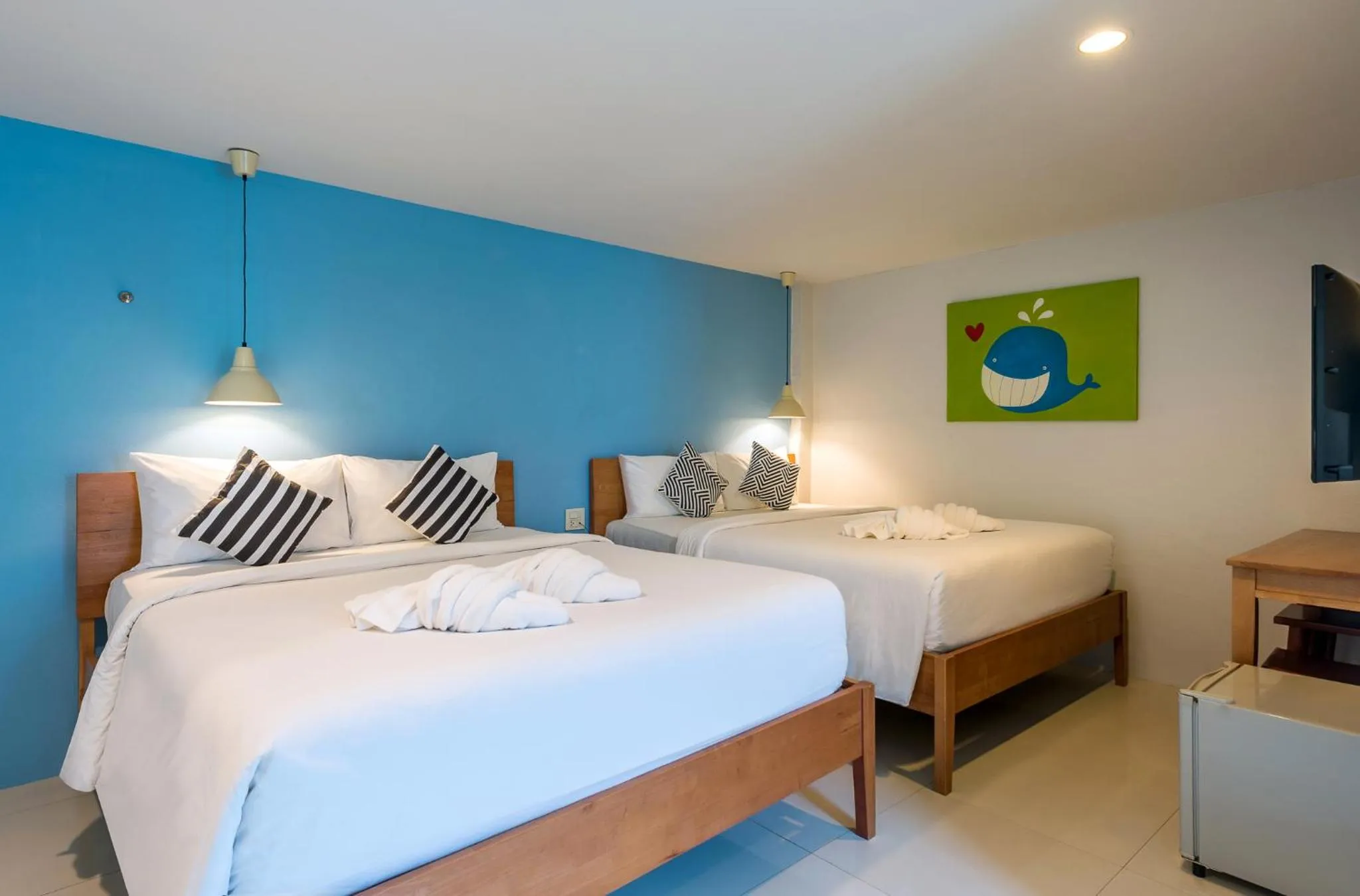 Bed in Tiya House Rooms & Cafe