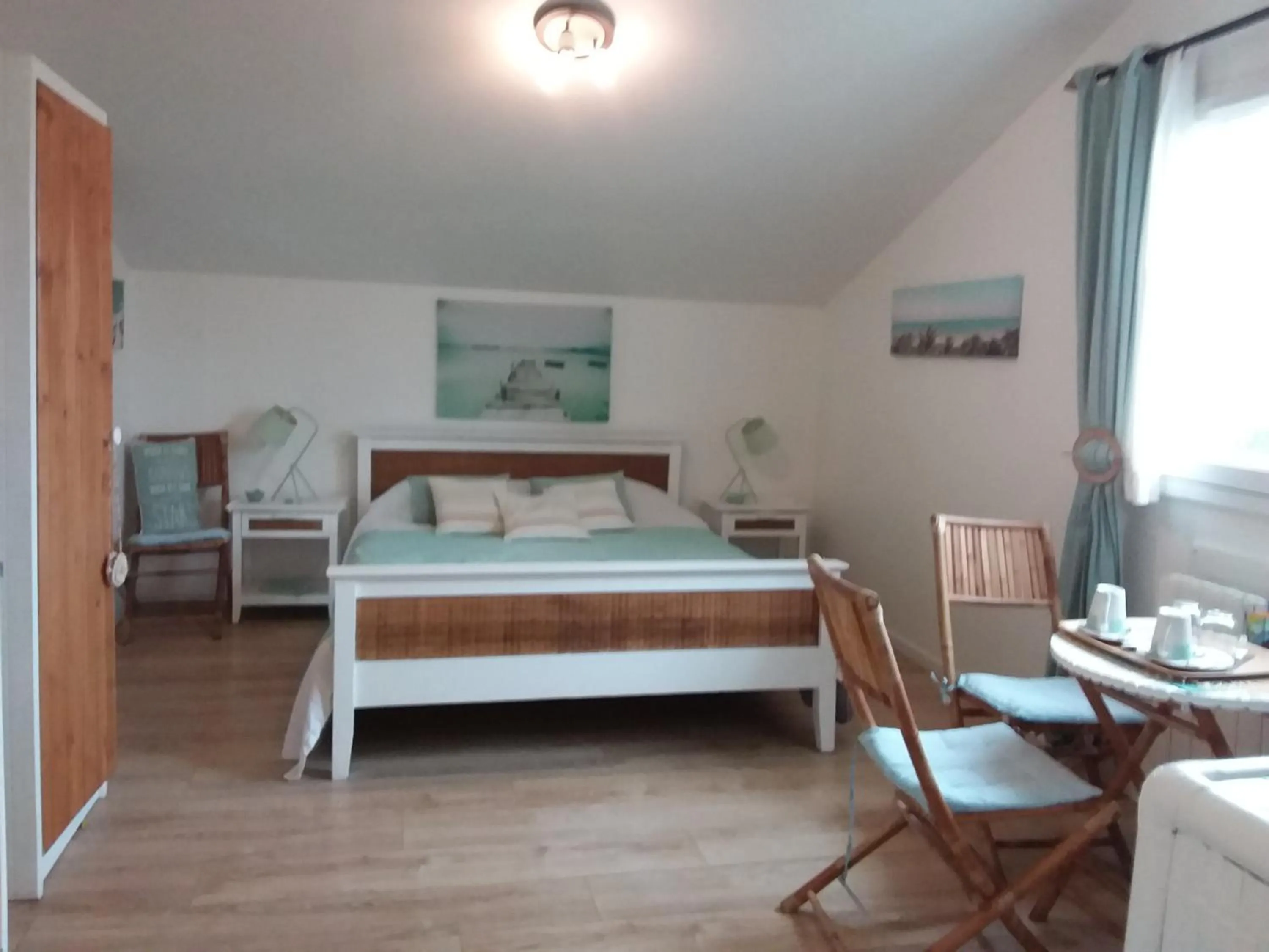 Bed in Villa Saint Barth